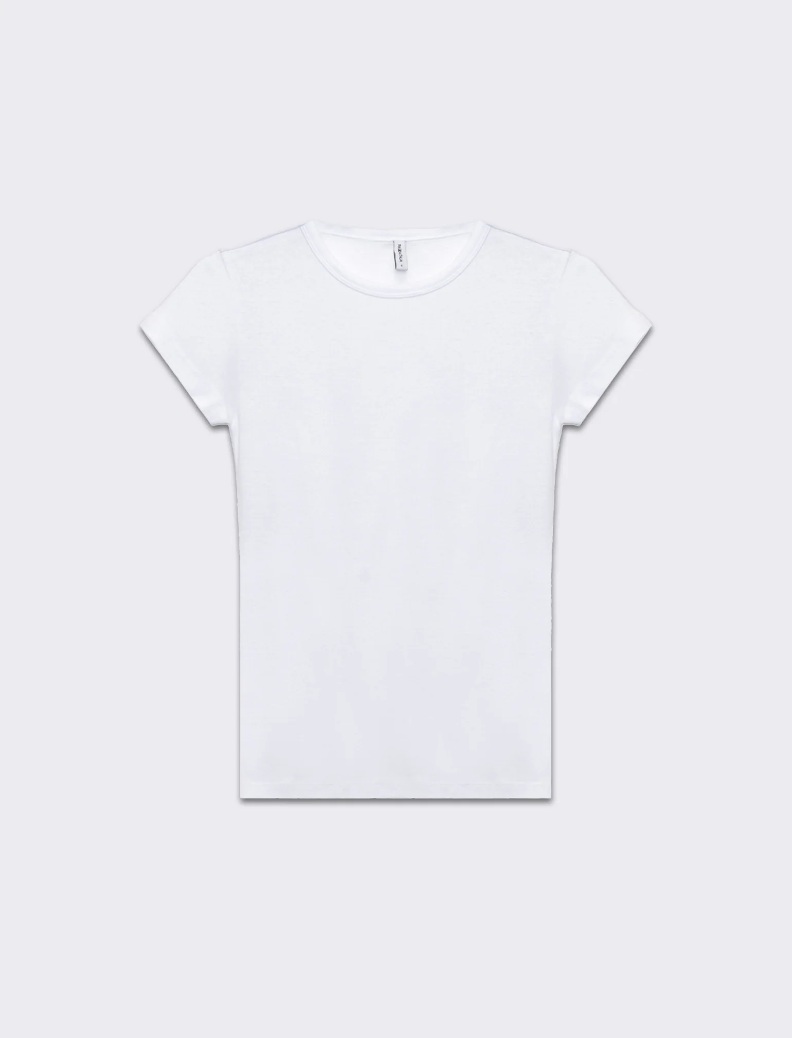T-shirt basica manica corta da donna - Bianco - Image 4