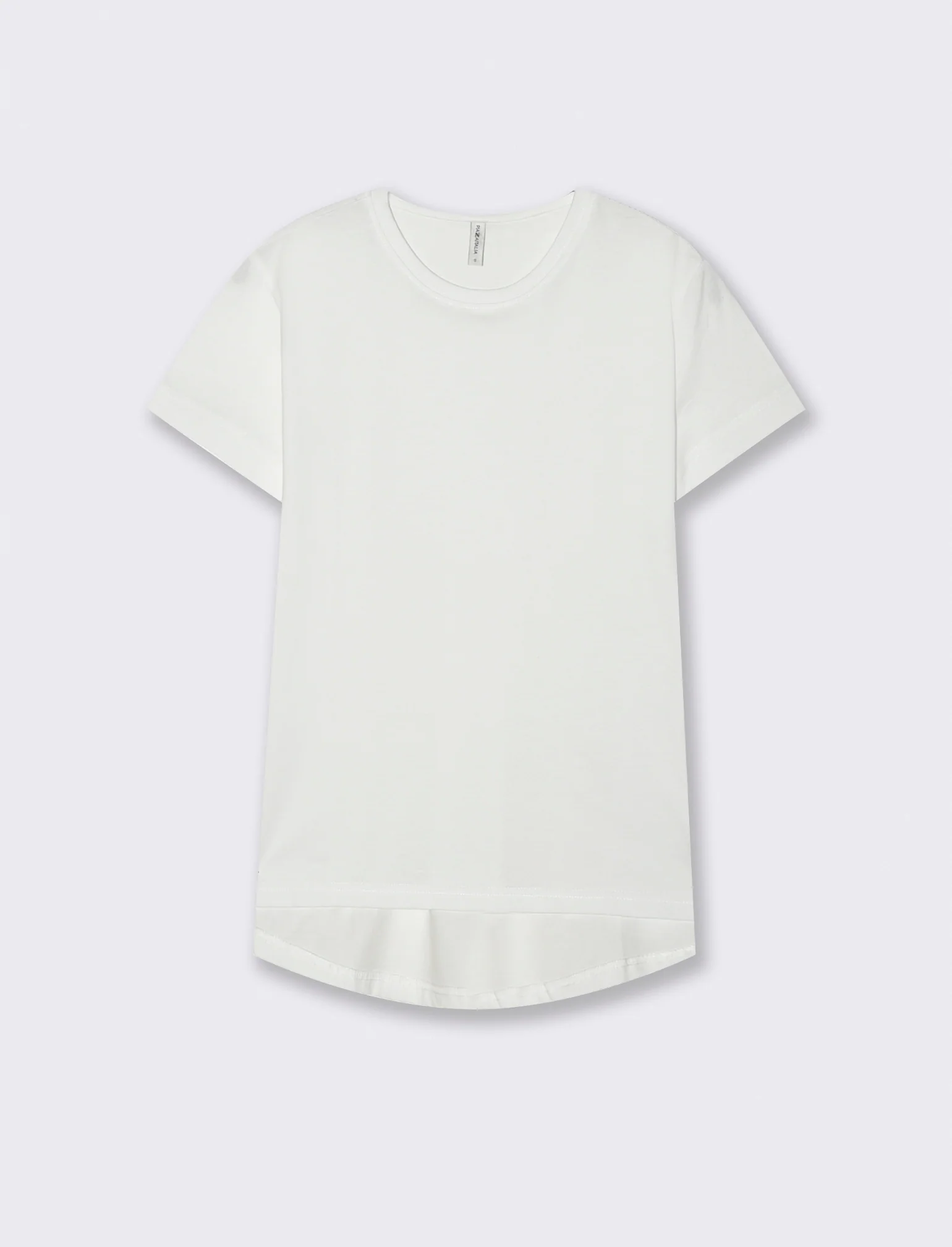 T-Shirt Basica Manica Corta Girocollo - Bianco