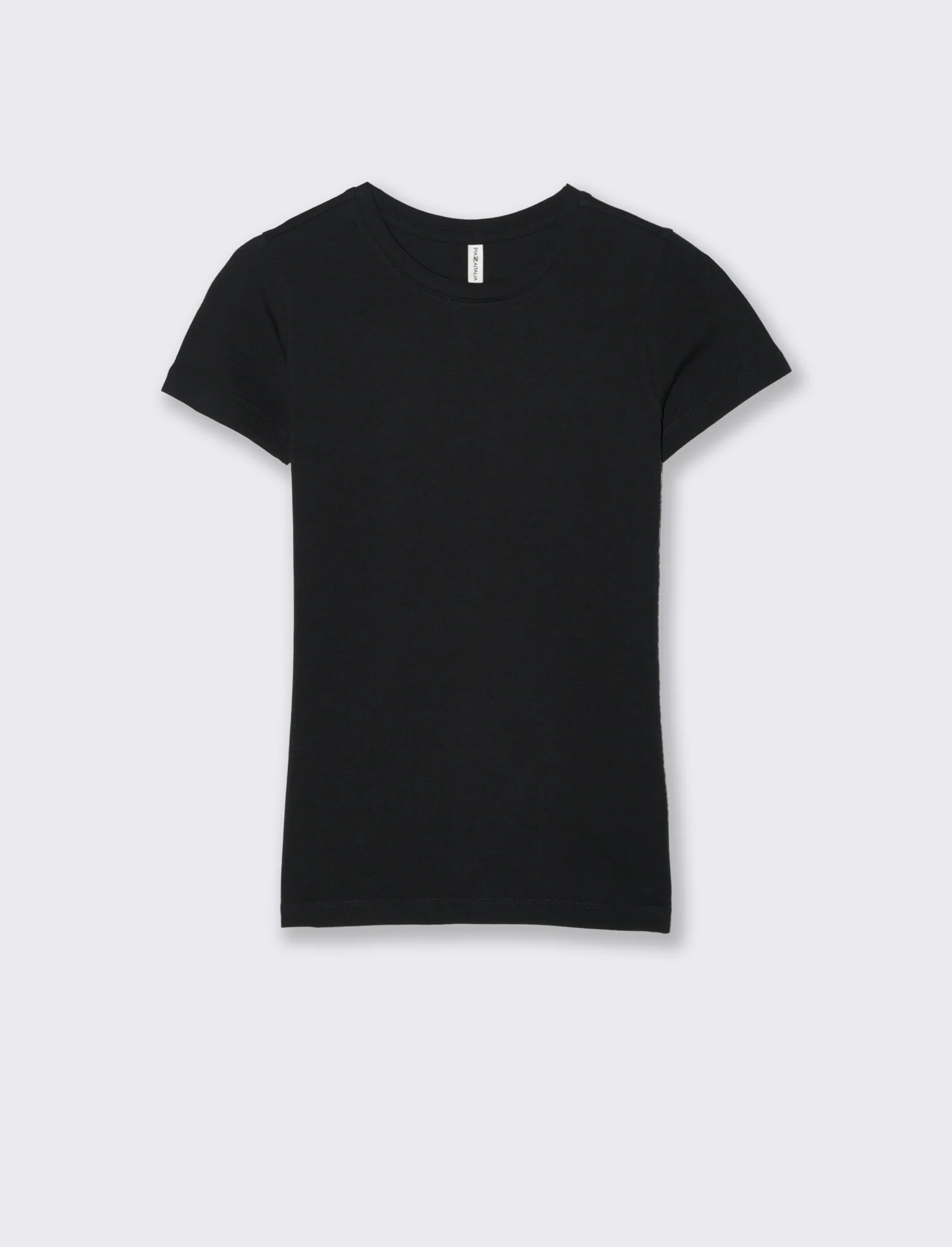 T-Shirt Basica Manica Corta Skinny - Nero