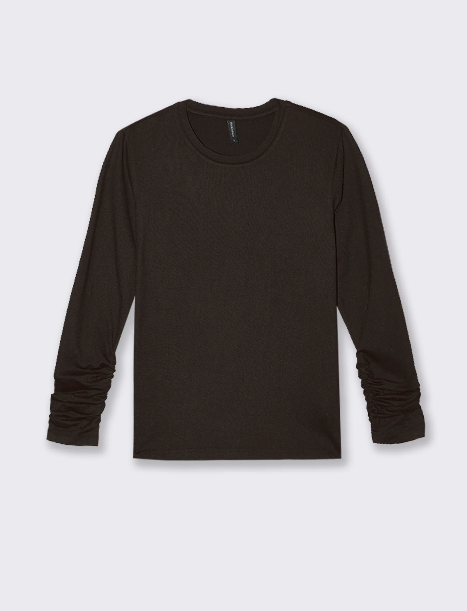 T-SHIRT  BASICA MANICA LUNGA - Moro - Image 2