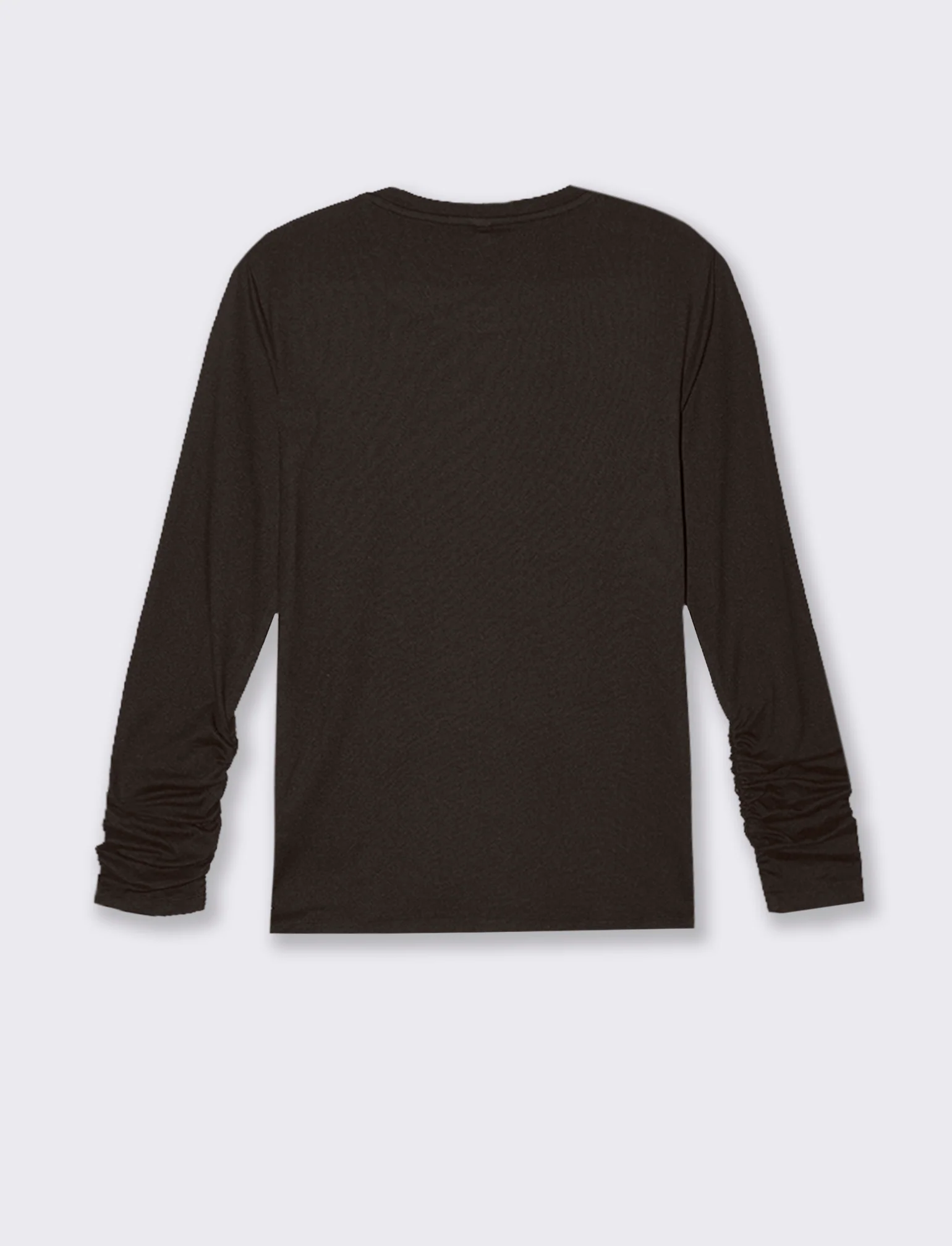 T-SHIRT  BASICA MANICA LUNGA - Moro - Image 3