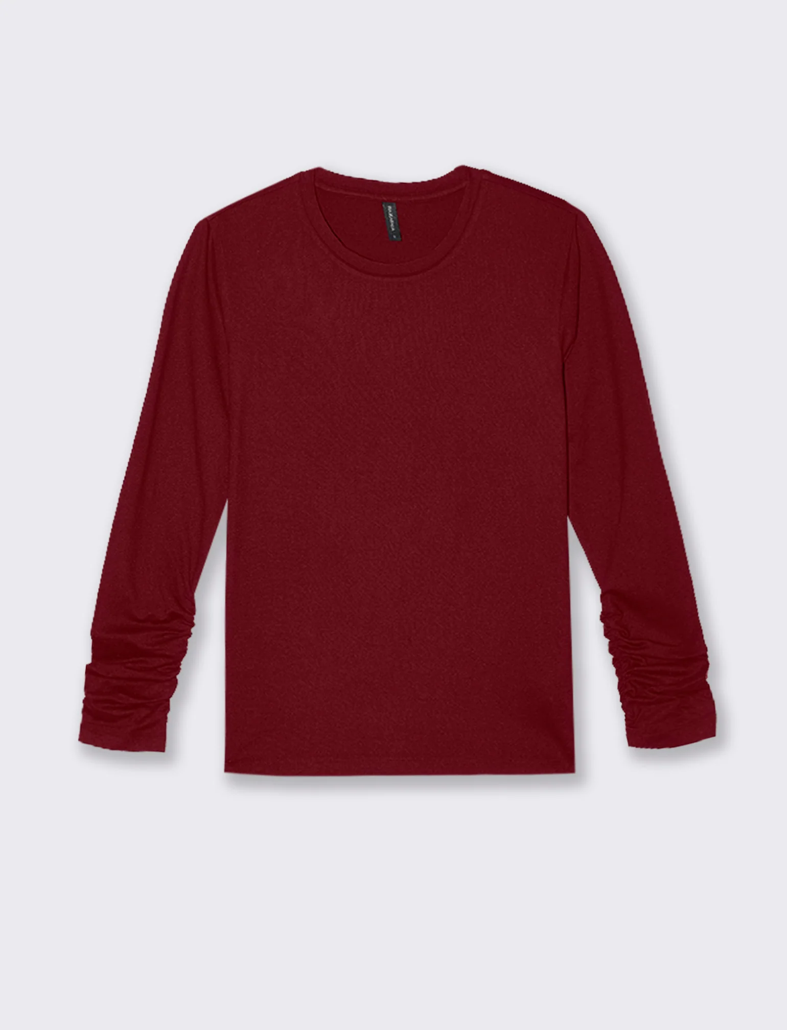 T-SHIRT BASICA MANICA LUNGA - Vinaccia - Image 2