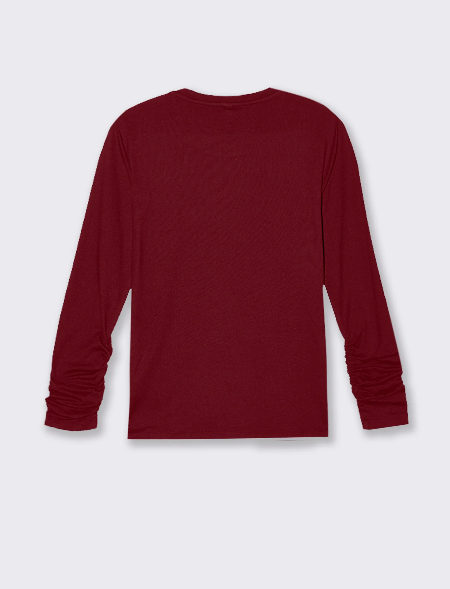 T-SHIRT BASICA MANICA LUNGA - Vinaccia - Image 3