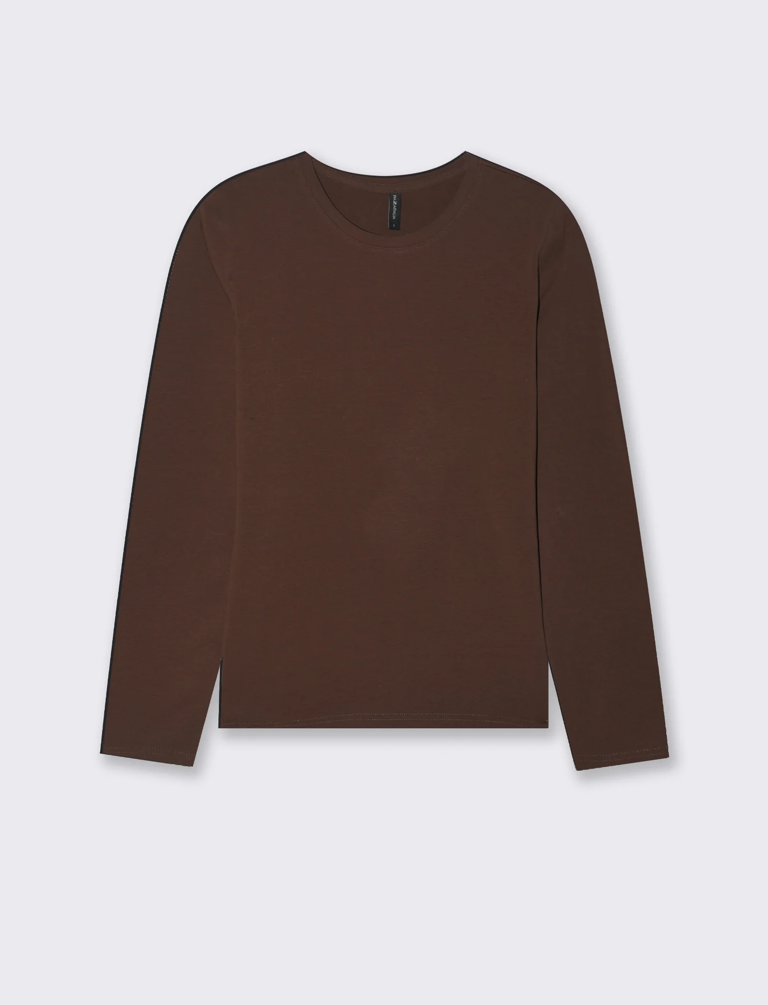 T-SHIRT BASICA - Marrone cioccolato - Image 2