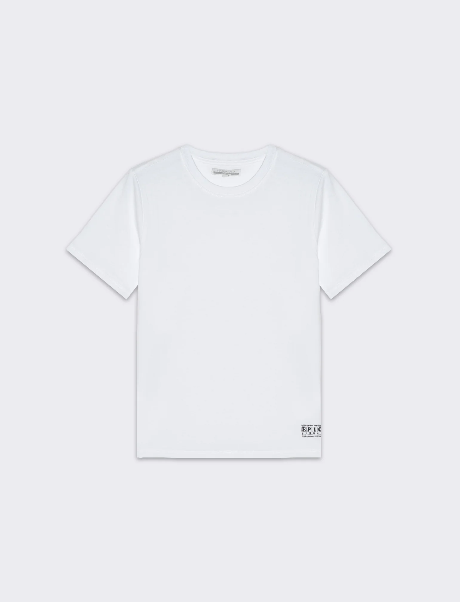 T-shirt basica mezza manica da bambino - Bianco