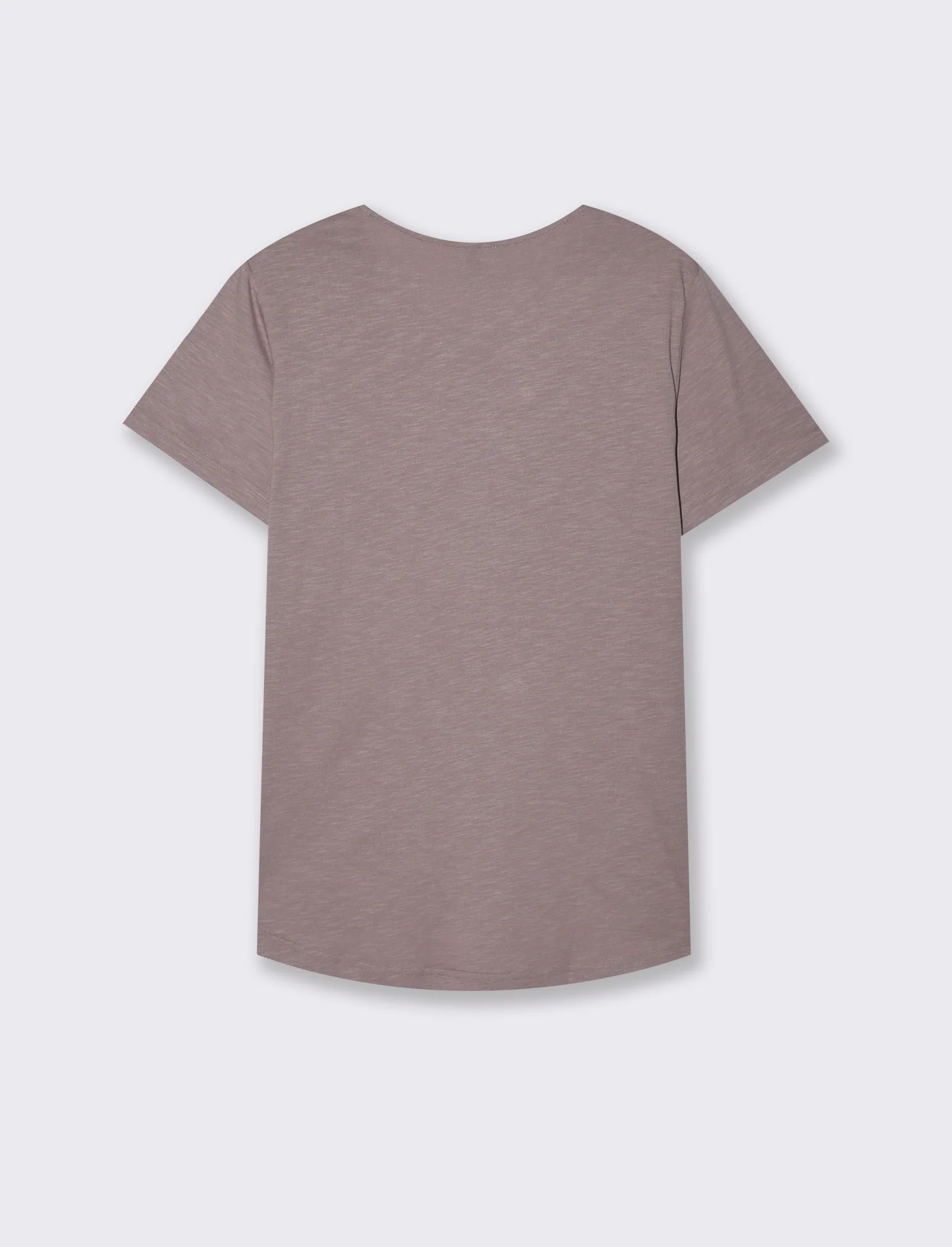 T-SHIRT BASICA - Viola glicine - Image 3