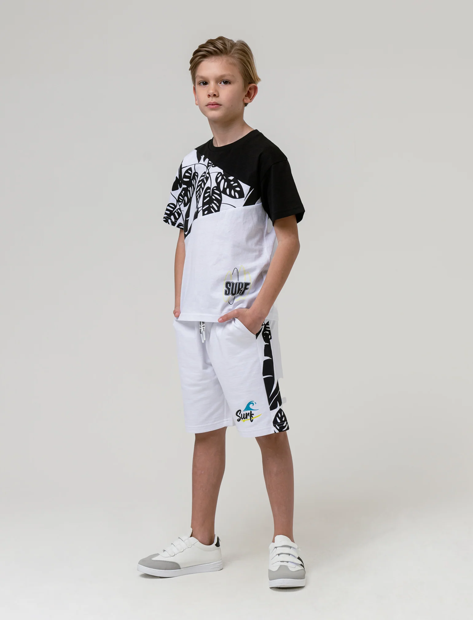 T-shirt bicolor da bambino - Fantasia - Image 3