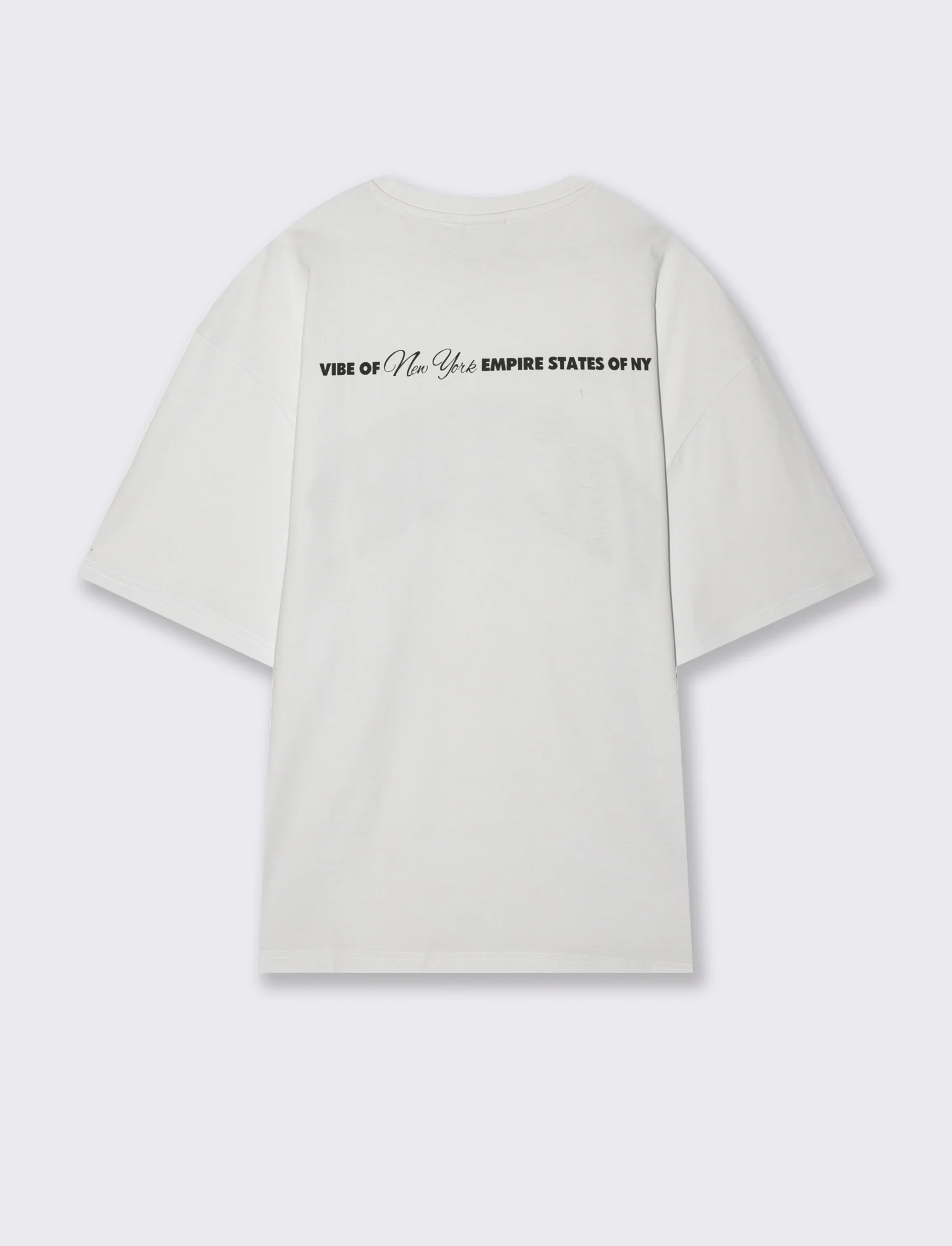 T-shirt boxy fit con stampa da uomo - Bianco - Image 2