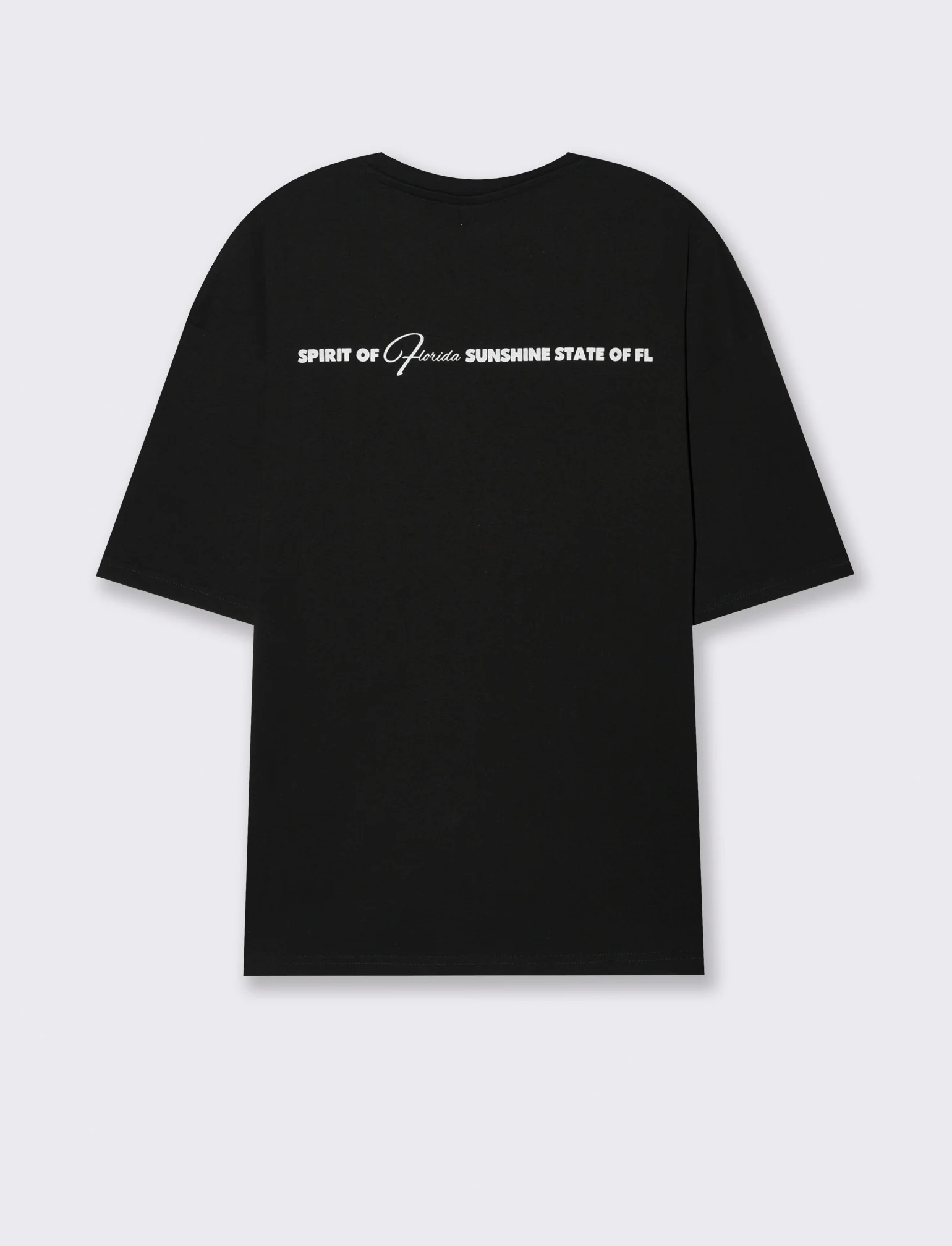 T-shirt boxy fit con stampa da uomo - Nero - Image 5