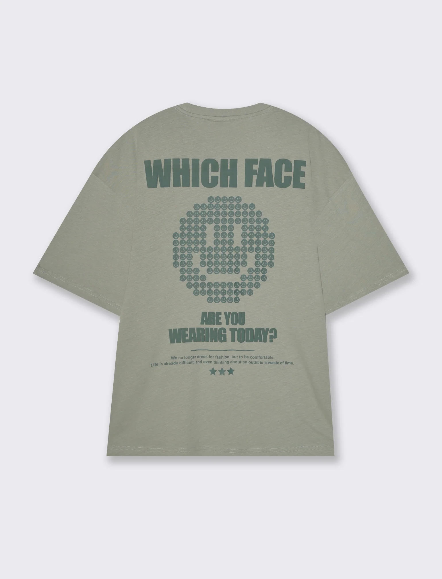 T-shirt boxy fit in cotone con stampe da uomo - Verde - Image 5