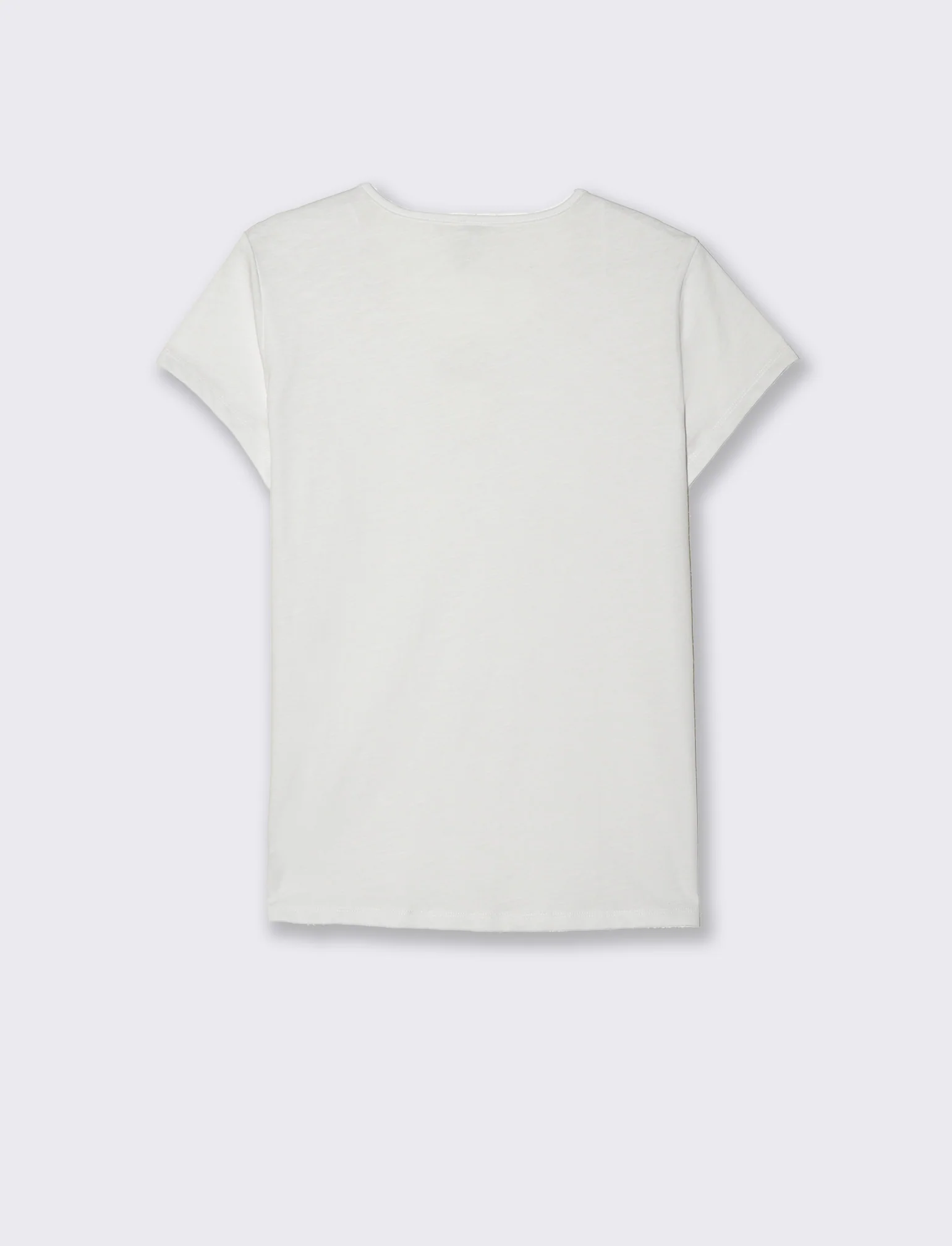 T-shirt con anello da donna - Bianco - Image 2