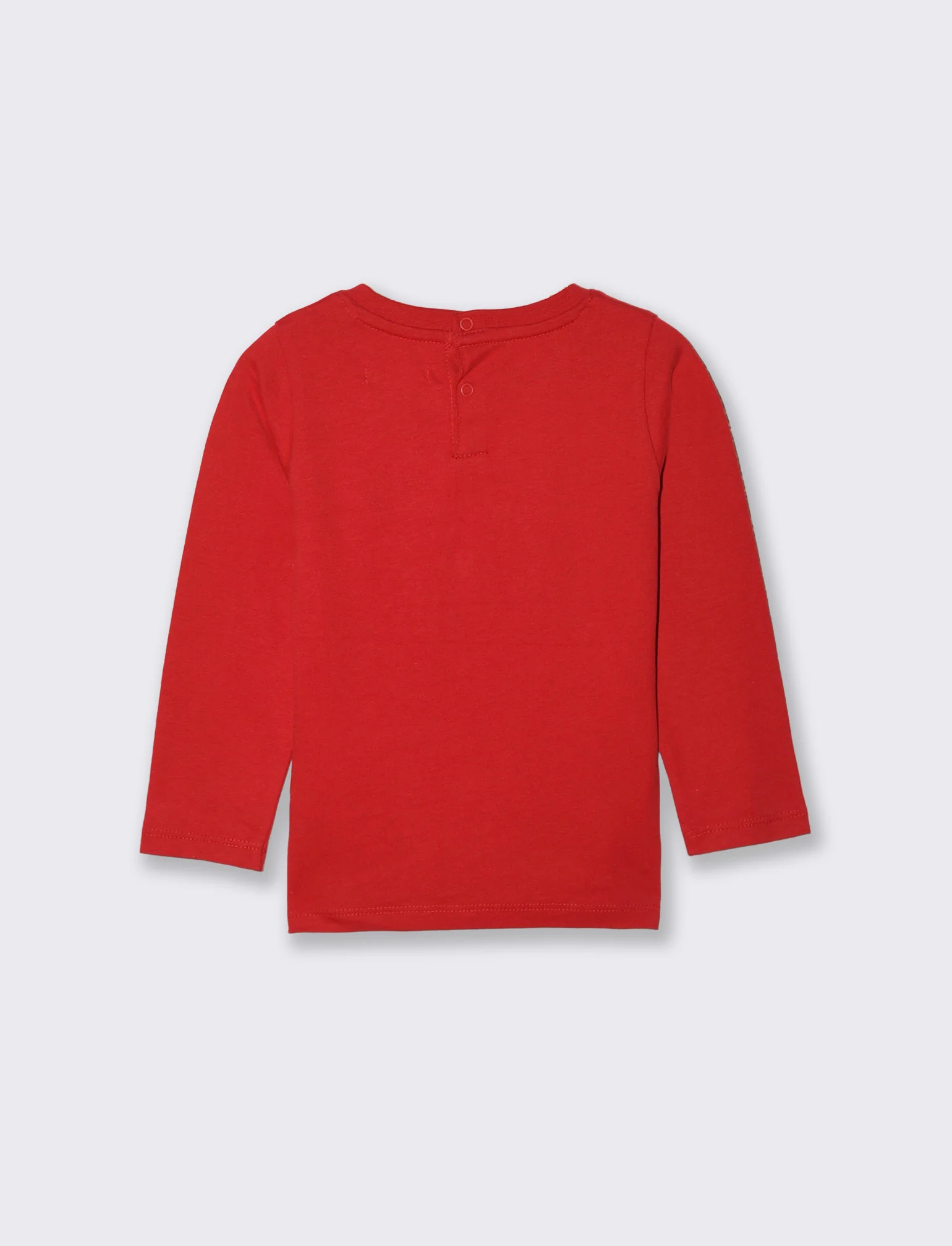 T shirt con applicazione - Rosso - Image 2