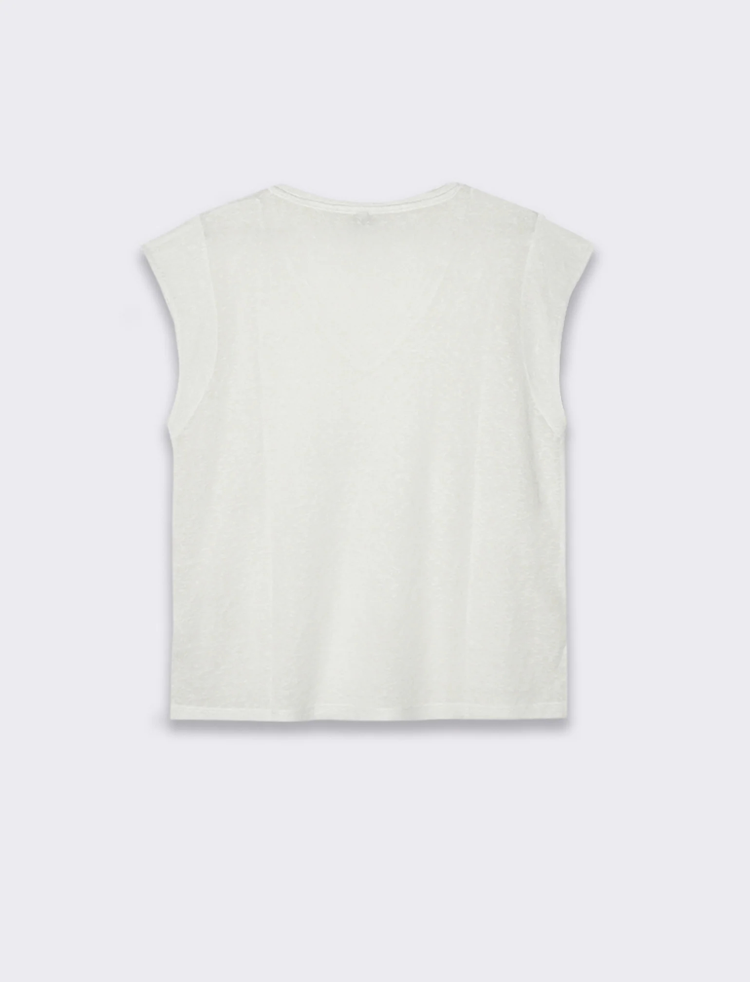 T-shirt con applicazioni da donna - Bianco - Image 2