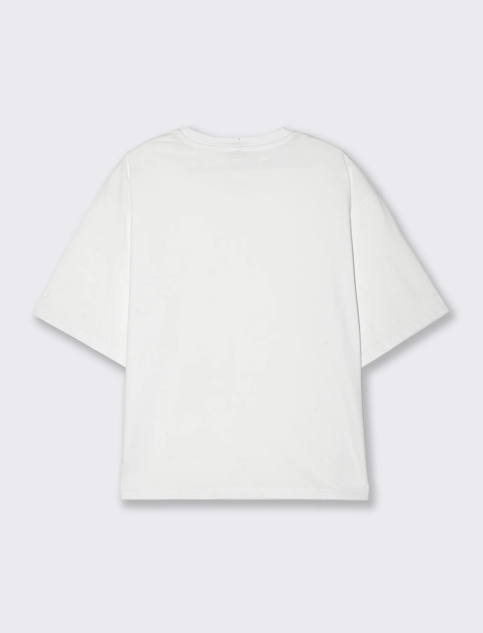 T-shirt con applicazioni da donna - Bianco - Image 4