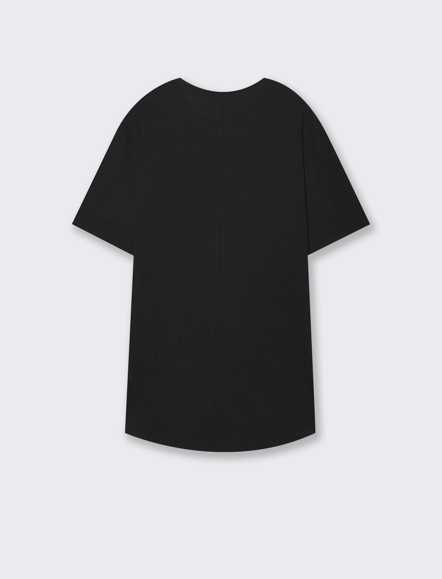 T-shirt con coulisse da uomo - Nero - Image 5