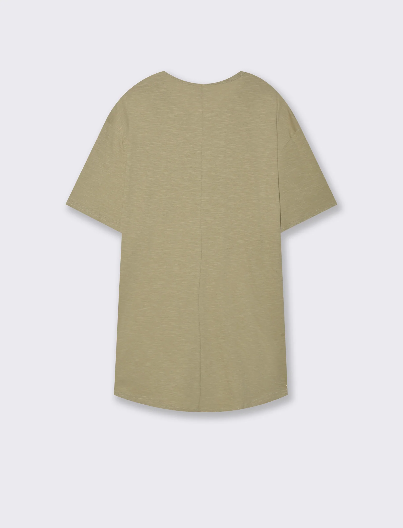 T-shirt con coulisse da uomo - Verde salvia - Image 2