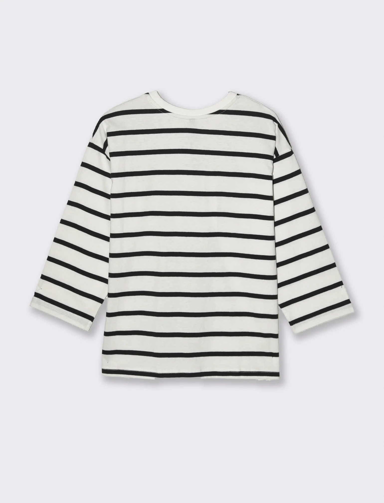 T-SHIRT CON FANTASIA A STRISCE - var 2 - Image 2