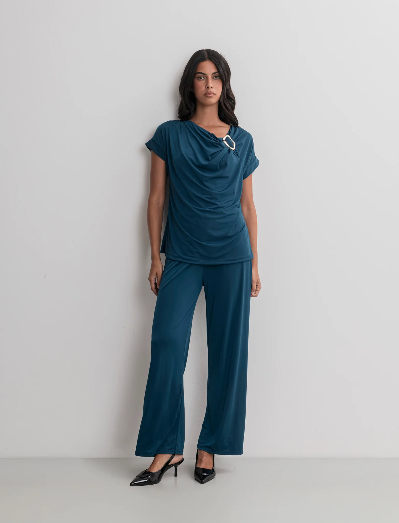 T-SHIRT CON FIBBIA - Ottanio - Image 2