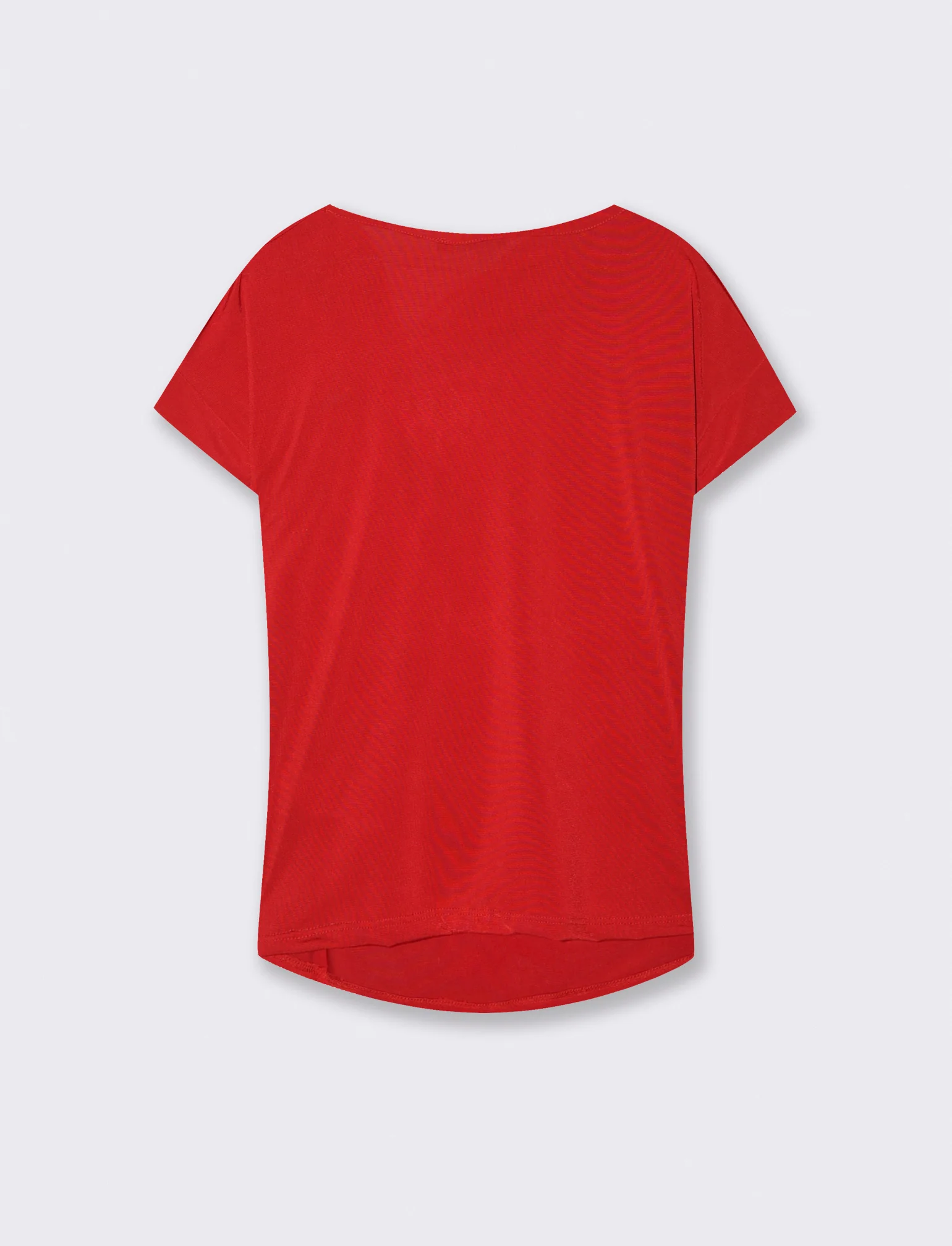 T-SHIRT CON FIBBIA - Rosso - Image 4