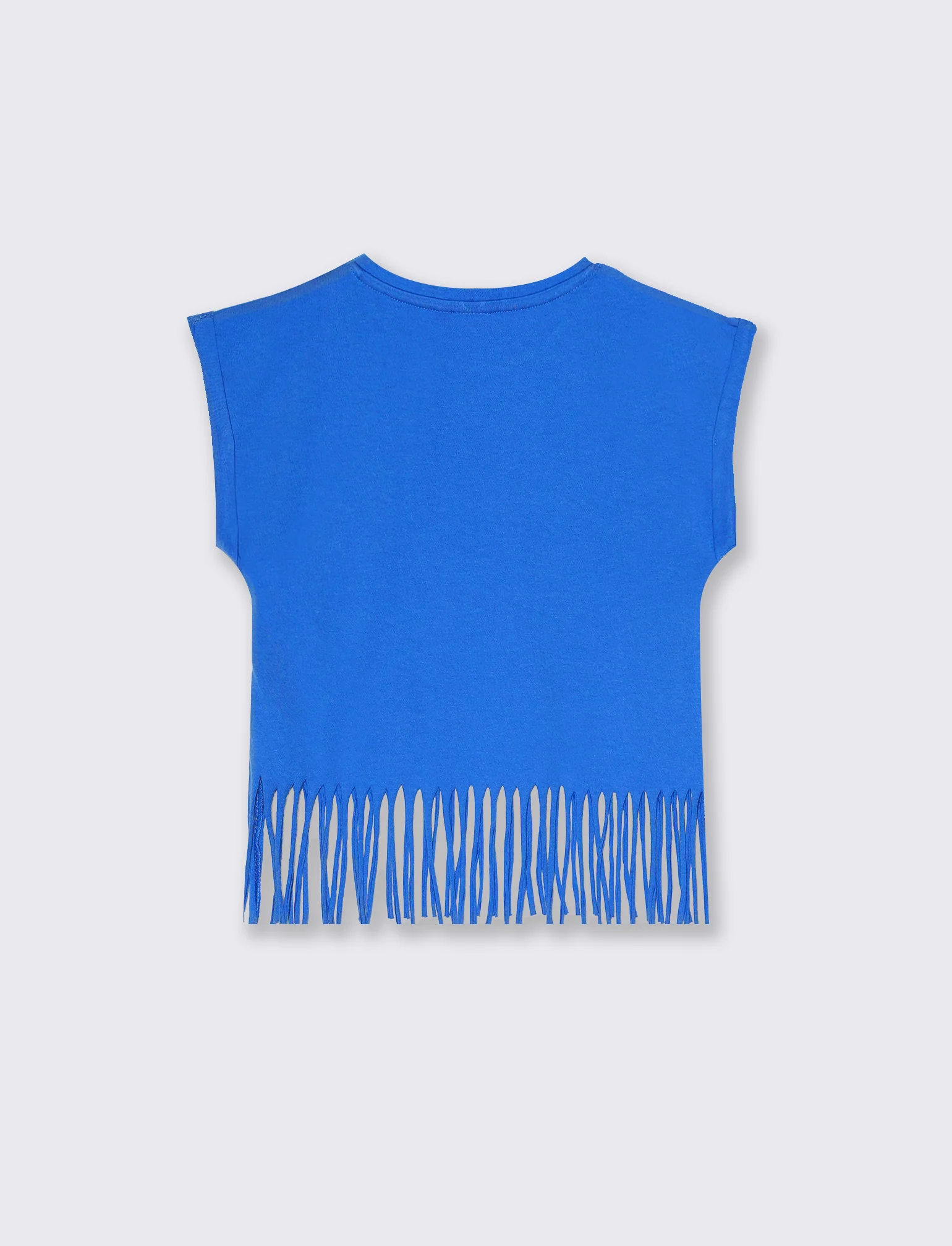 T-shirt con frange Stitch & Angel da bambina - Blu - Image 2