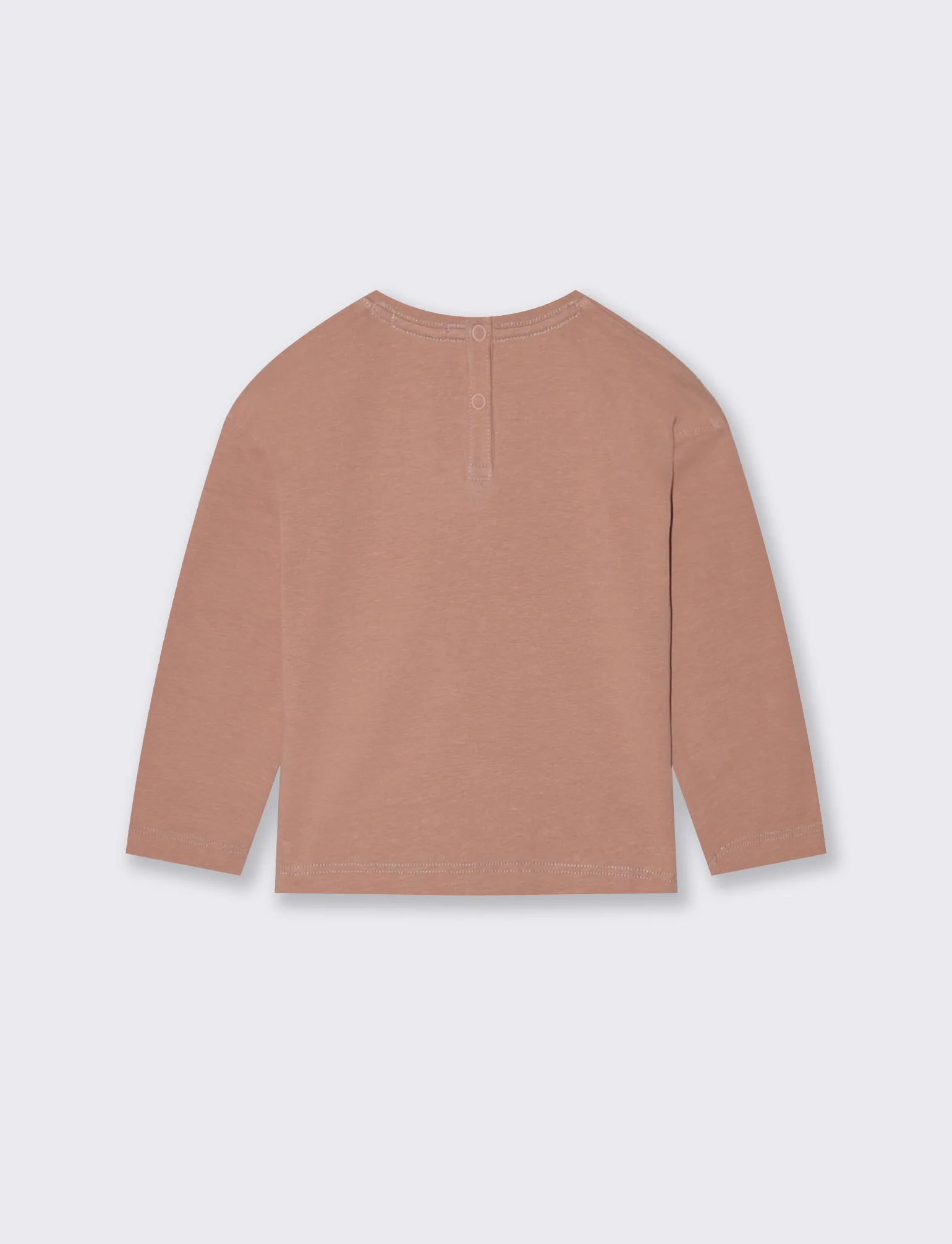 T shirt con grande applicazione e stampa - Rosa - Image 2