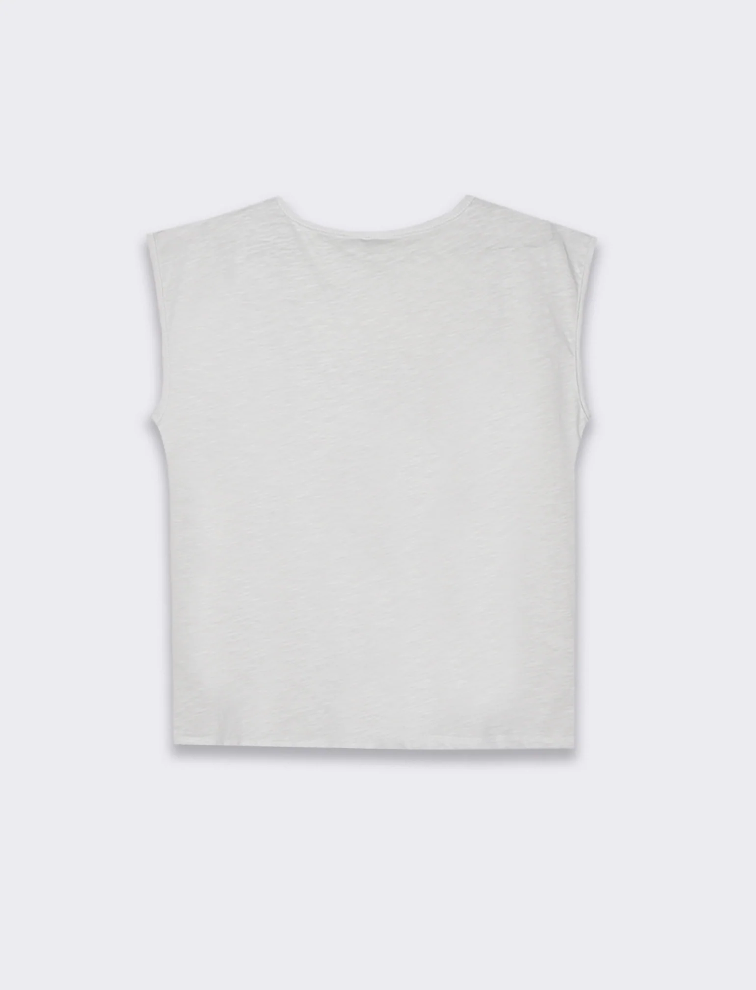 T-shirt con incrocio da donna - Bianco - Image 2