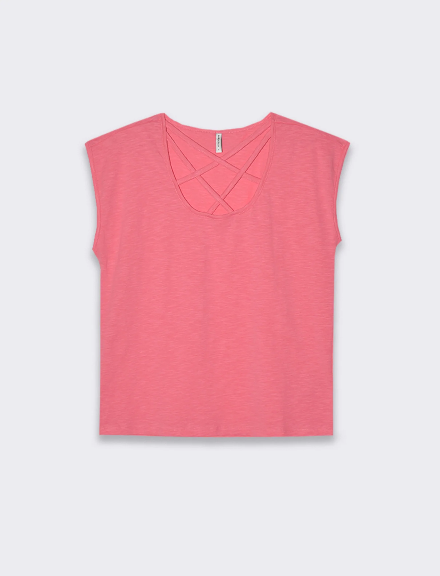 T-shirt con incrocio da donna - Geranio - Image 4