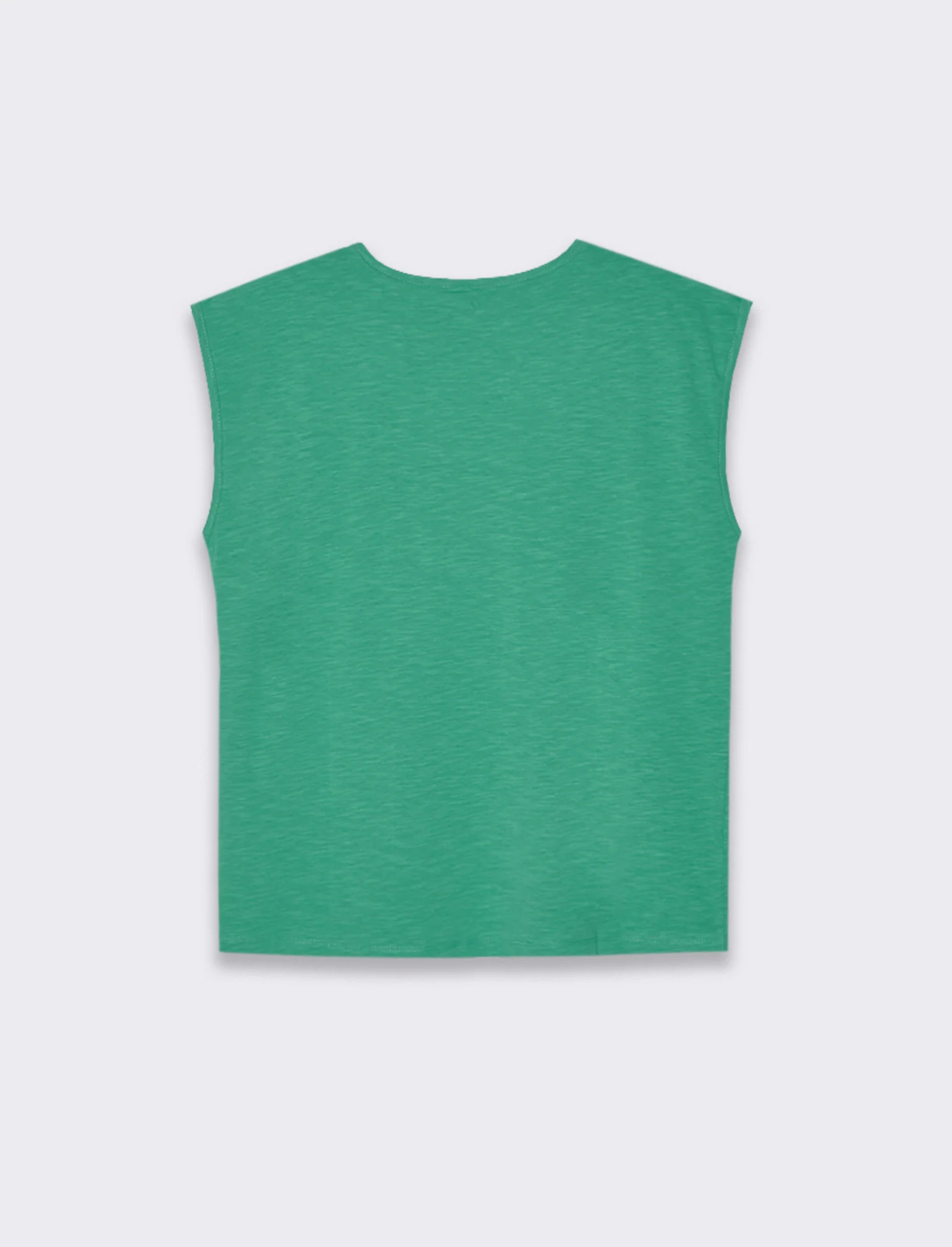 T-shirt con incrocio da donna - Verde smeraldo - Image 2