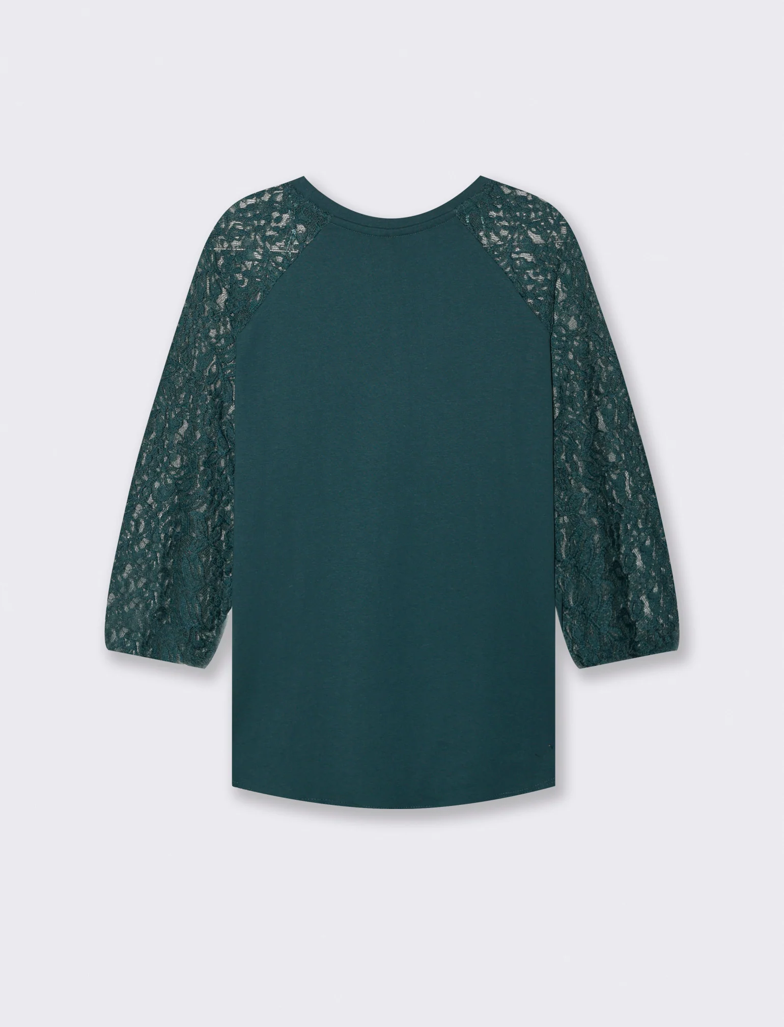 T-SHIRT CON MANICHE IN PIZZO - Ottanio - Image 3