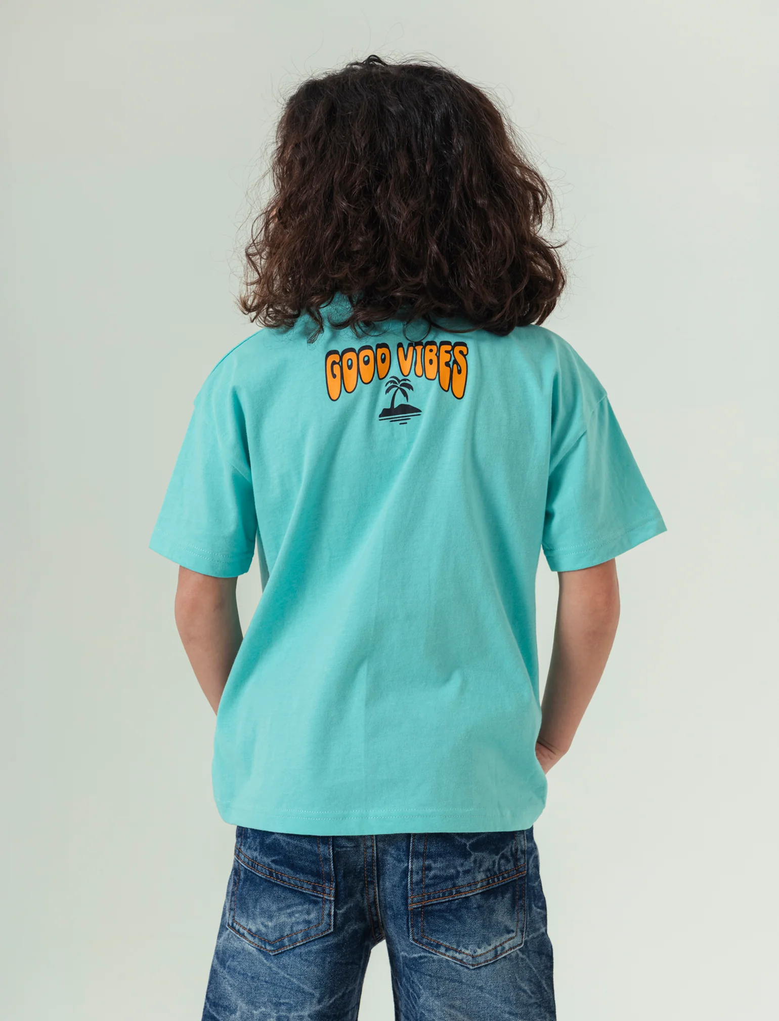 T-shirt con patch da bambino - Verde - Image 2