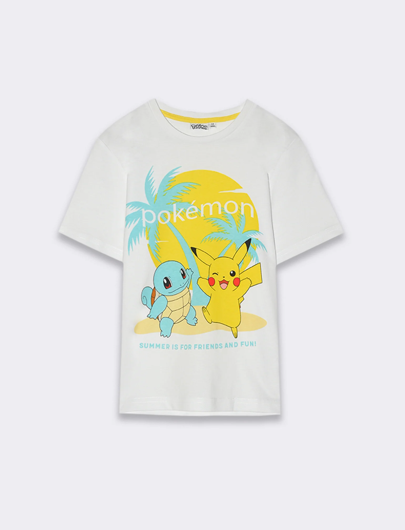 T-shirt con personaggio Pokemon da bambino - Bianco