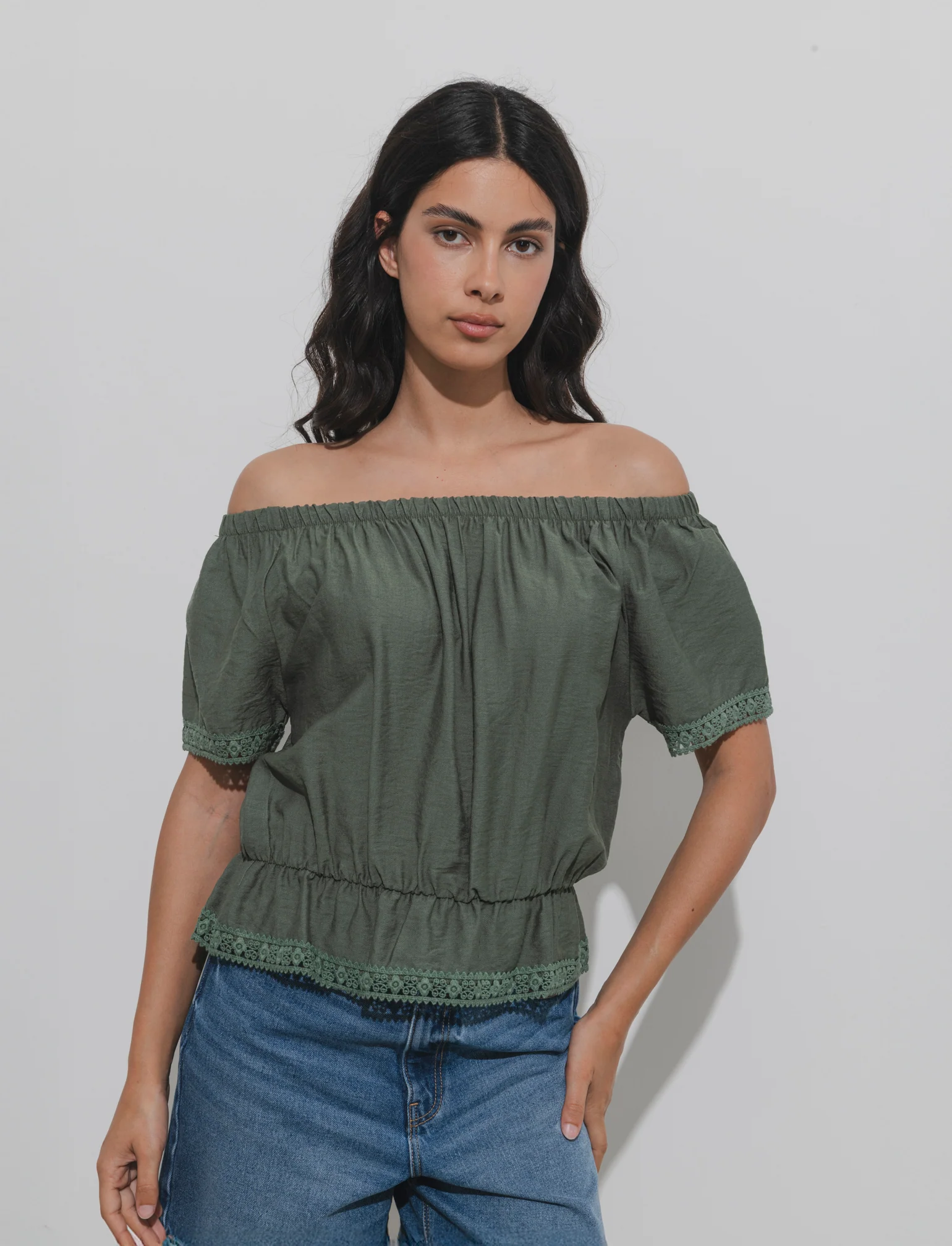 T-shirt con pizzo da donna - Ve.milit. - Image 2