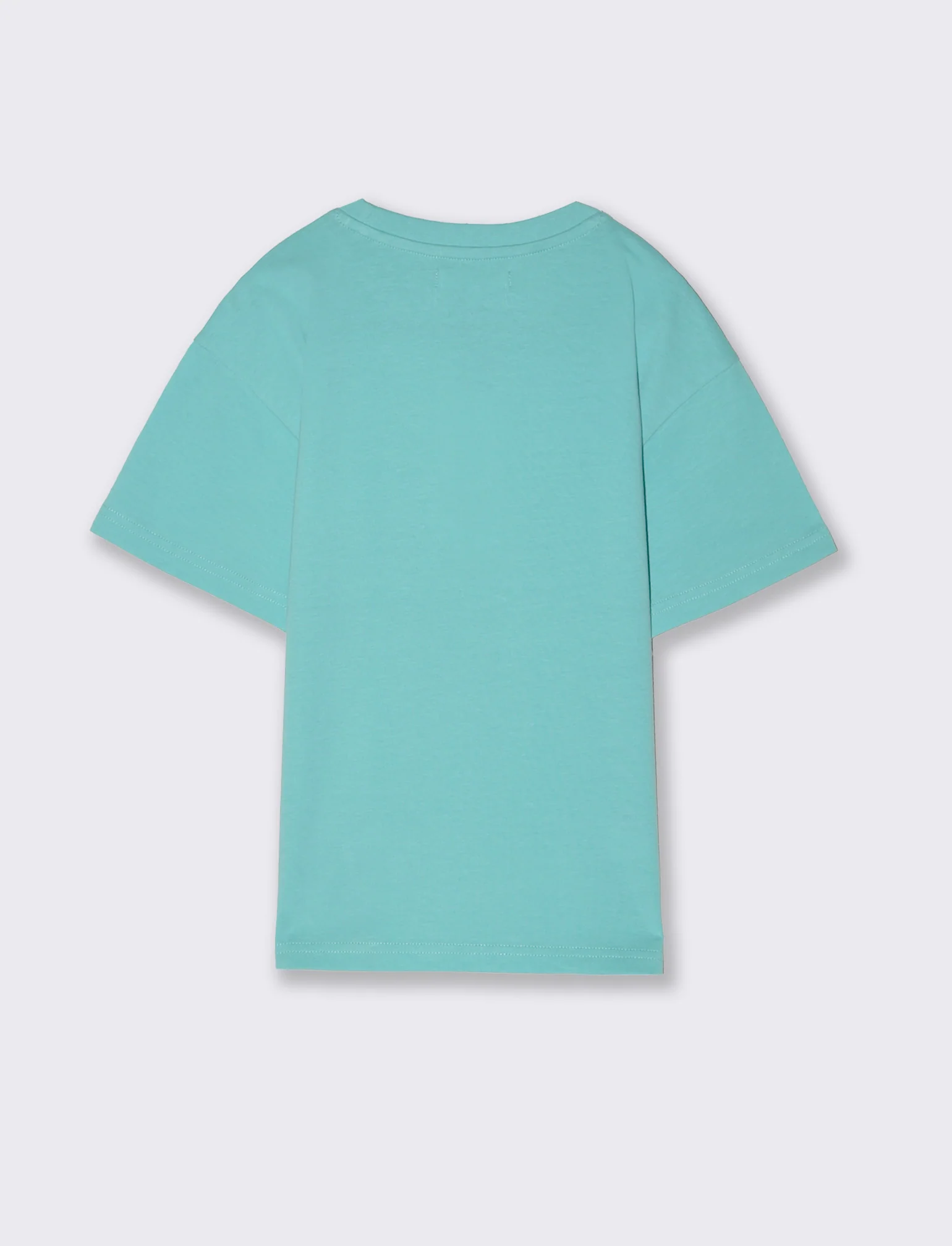 T-shirt con ricamo da bambino - Verde acqua - Image 2