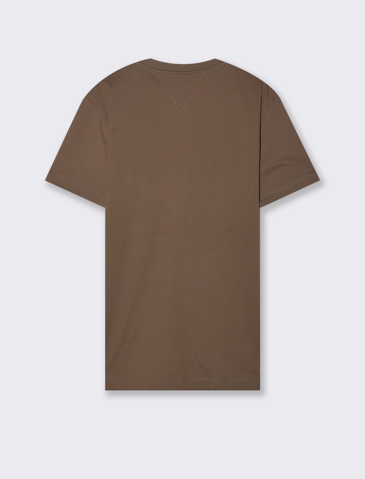T-shirt con ricamo da uomo - Grigio fango - Image 5