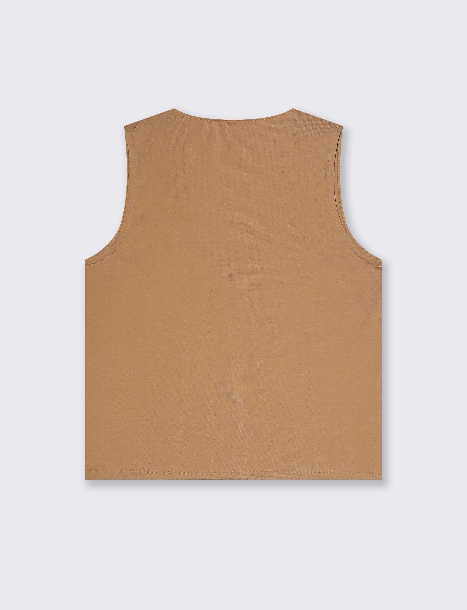 T-shirt con rouches da donna - Caramello - Image 2