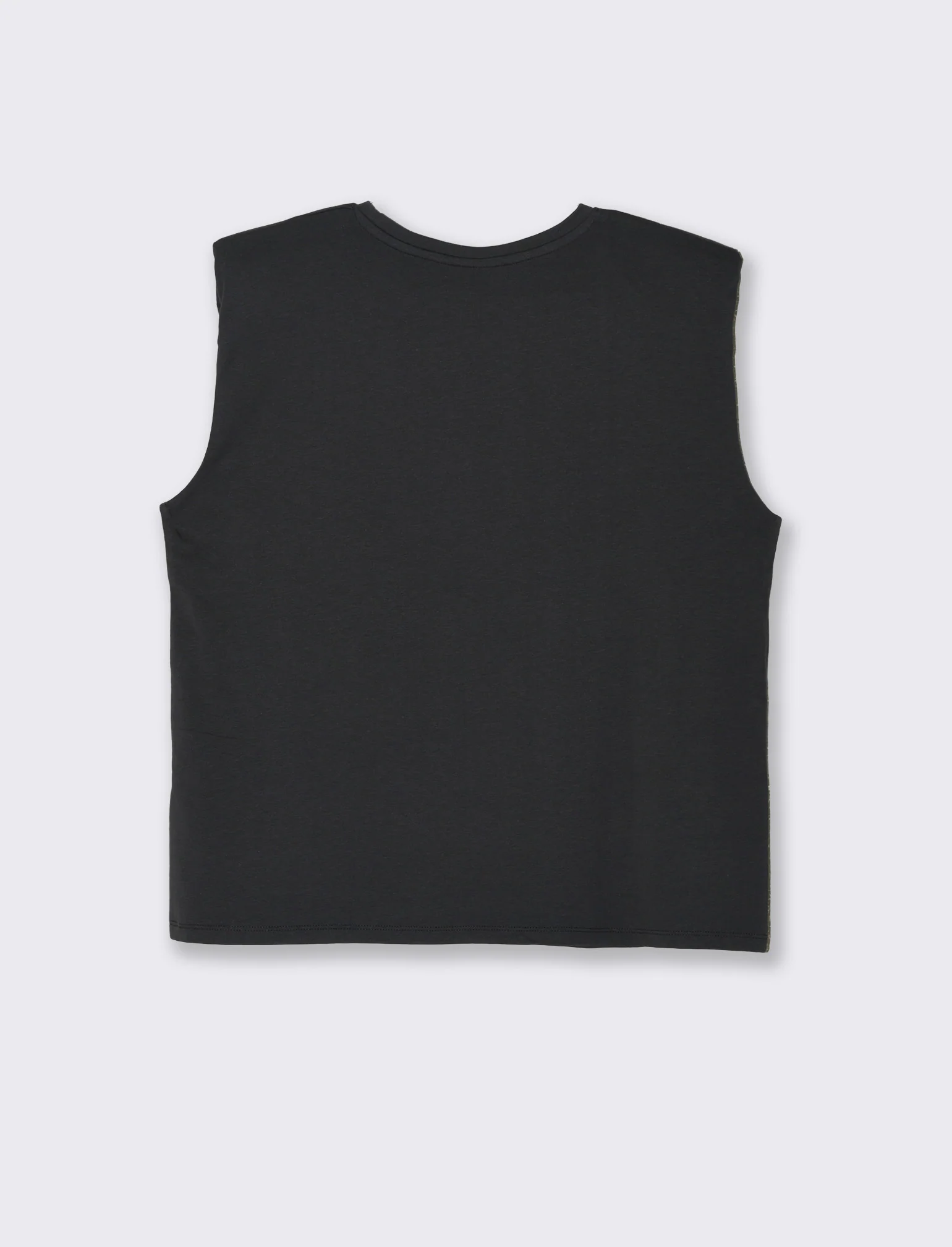 T-shirt con spalline da donna - Nero - Image 5