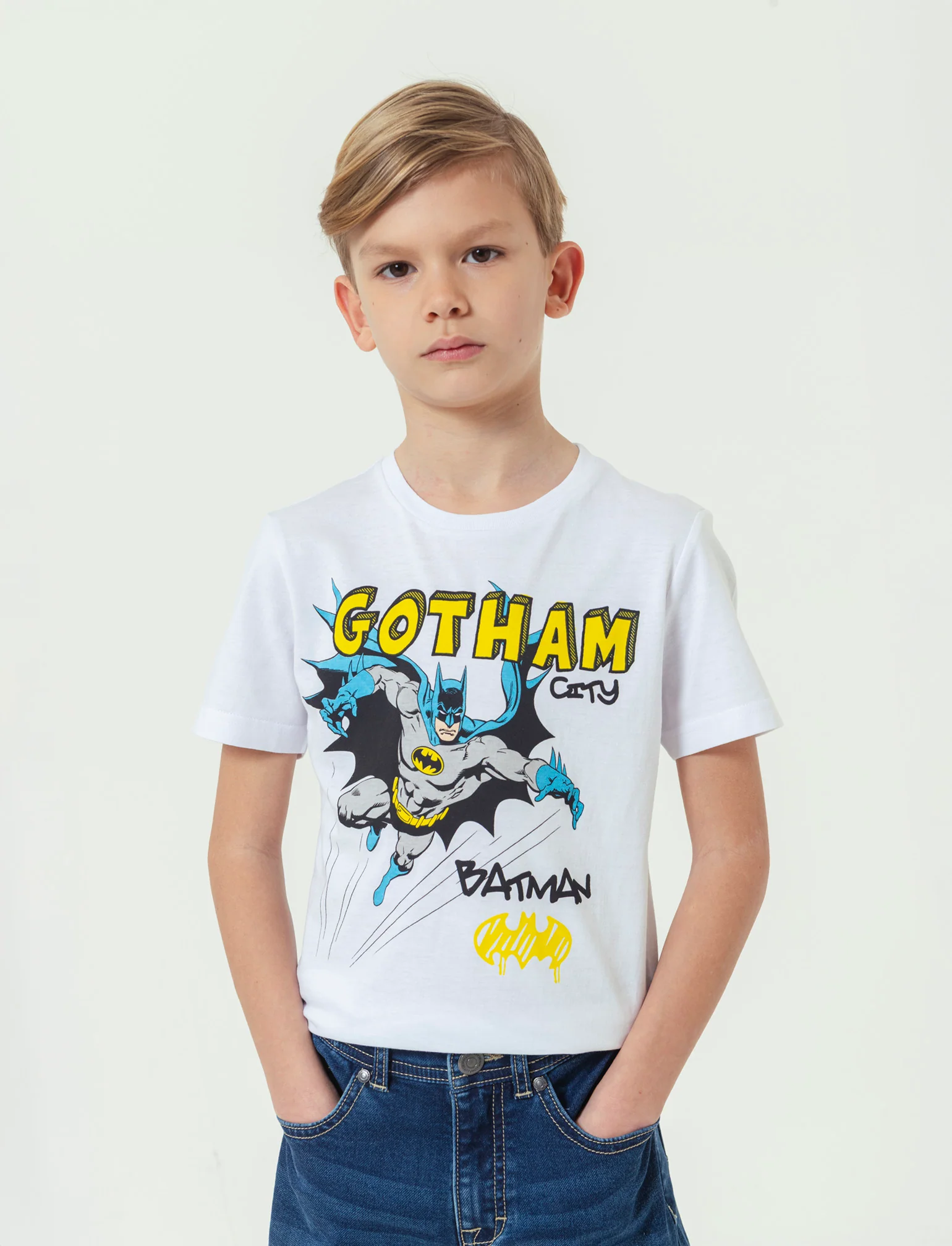 T-shirt con stampa Batman da bambino - var 1 - Image 2