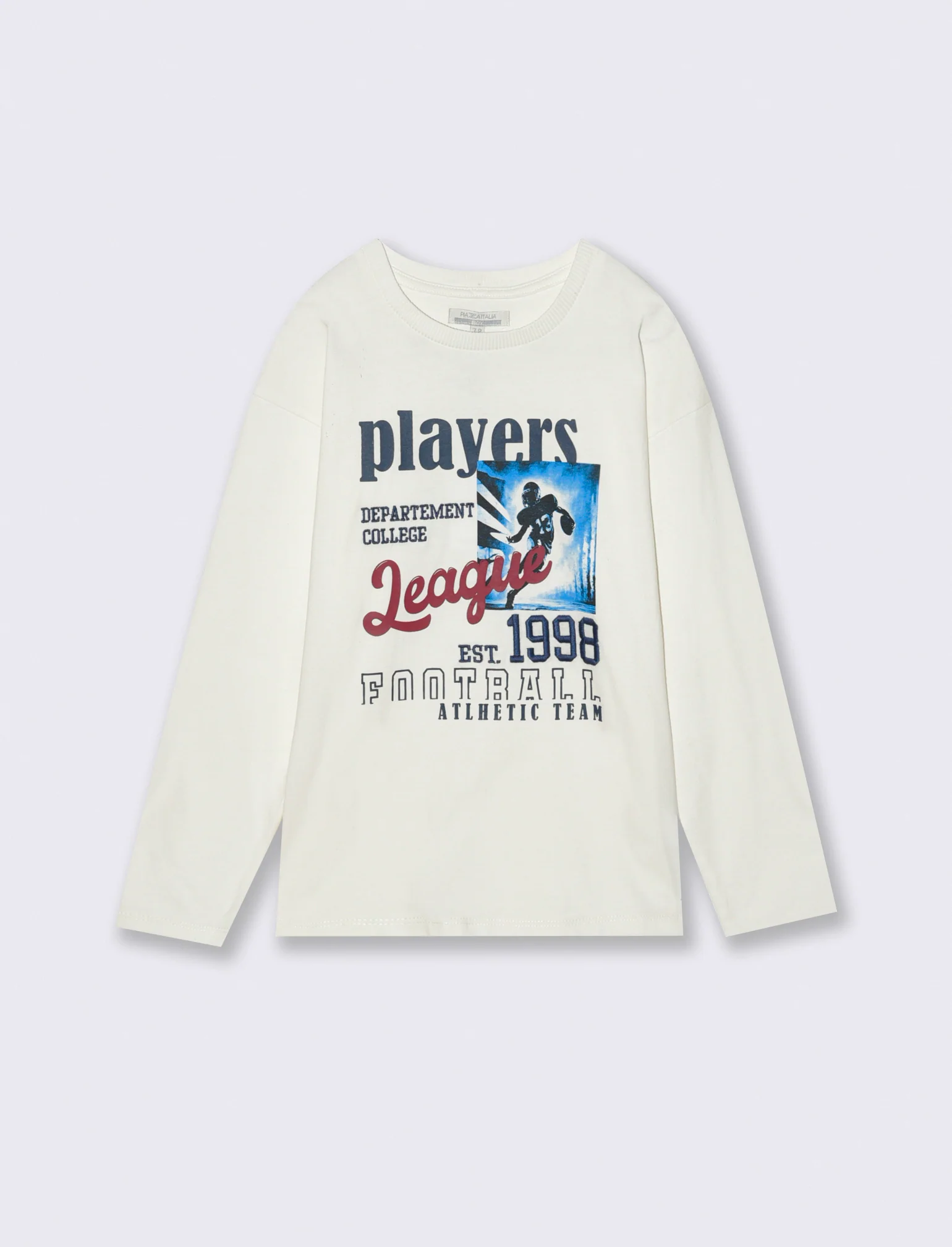 T-shirt con stampa - Bianco latte - Image 2