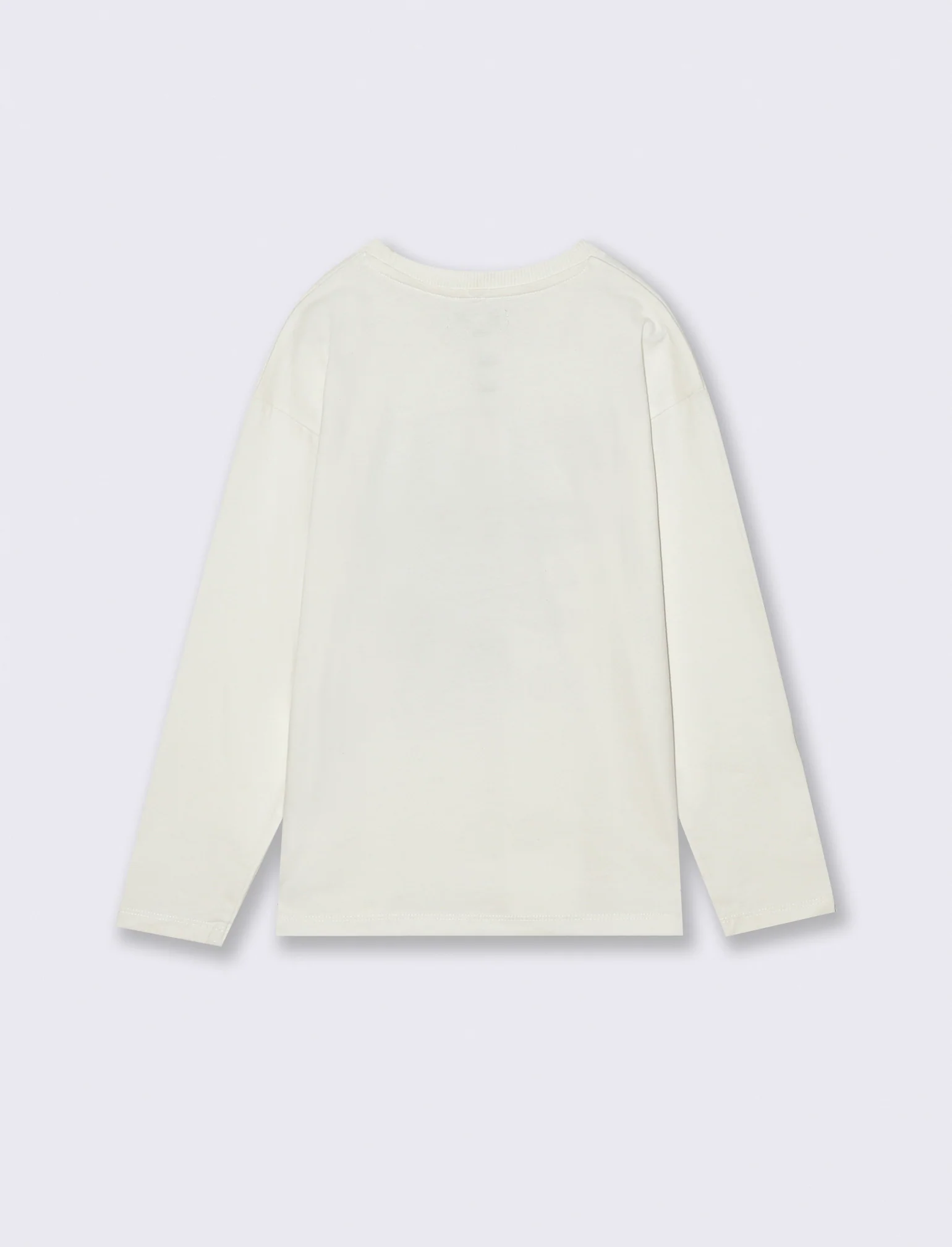 T-shirt con stampa - Bianco latte - Image 3