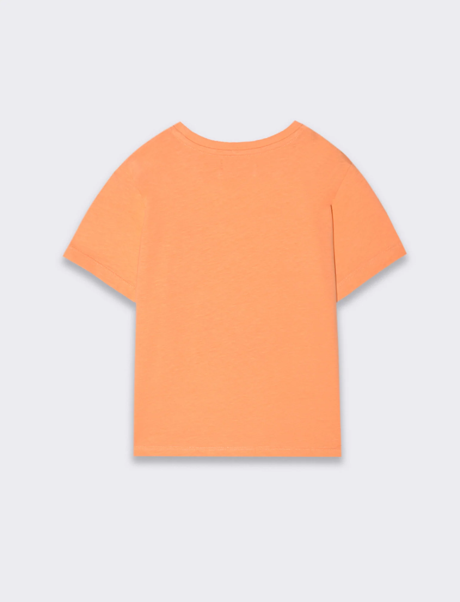 T-shirt con stampa colorata da bambina - Arancione - Image 2