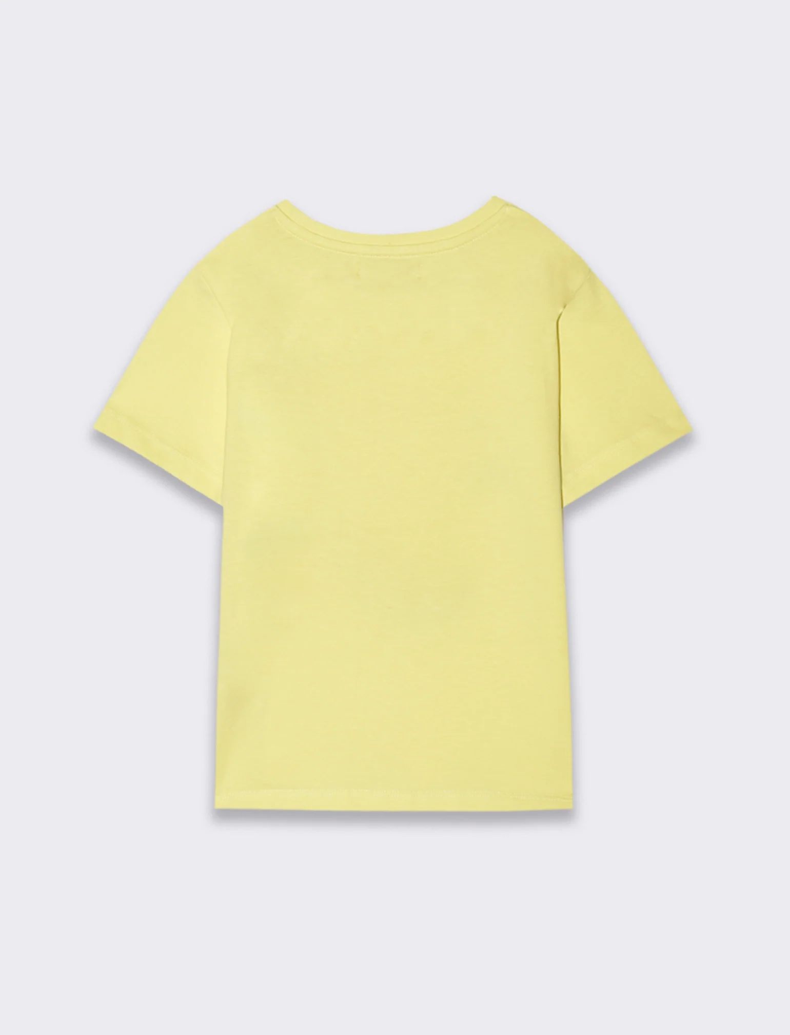 T-shirt con stampa colorata da bambina - Giallo - Image 2