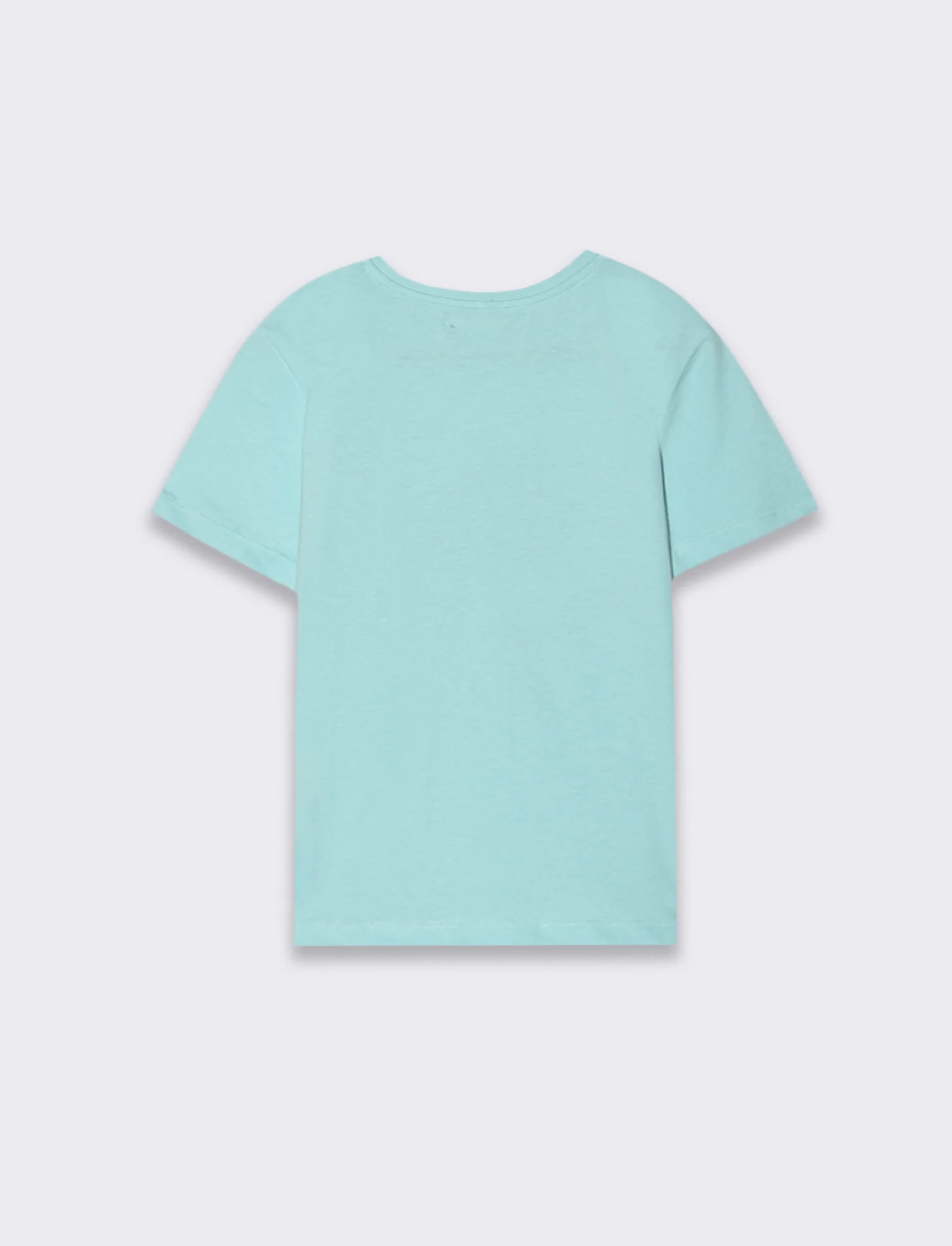 T-shirt con stampa colorata da bambina - Verde acqua - Image 2