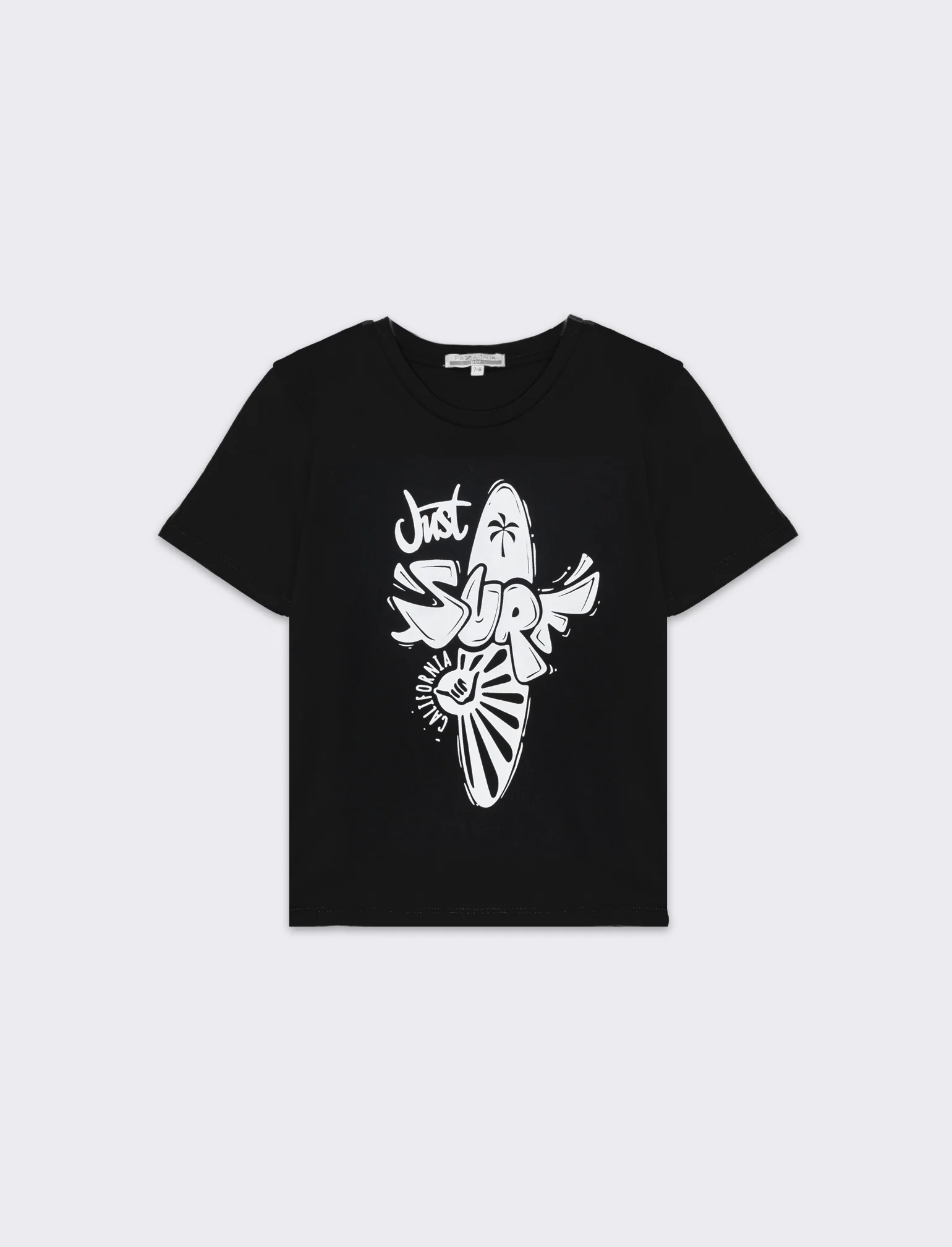 T-shirt con stampa da bambino - Nero - Image 3