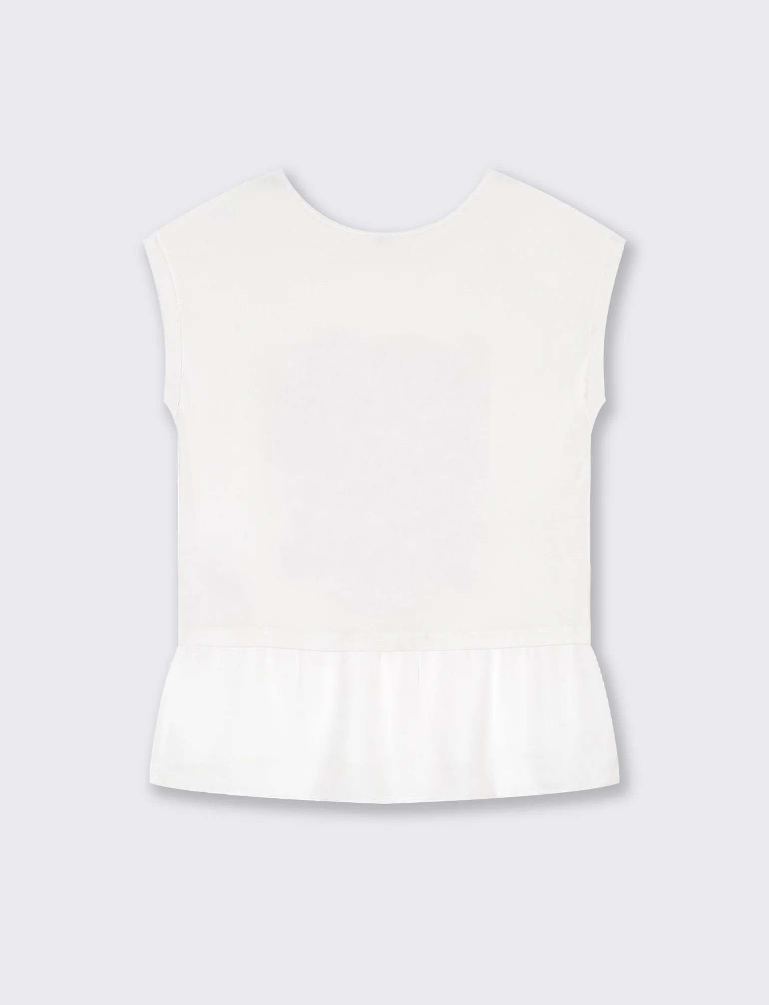 T-shirt con stampa da donna - Bianco latte