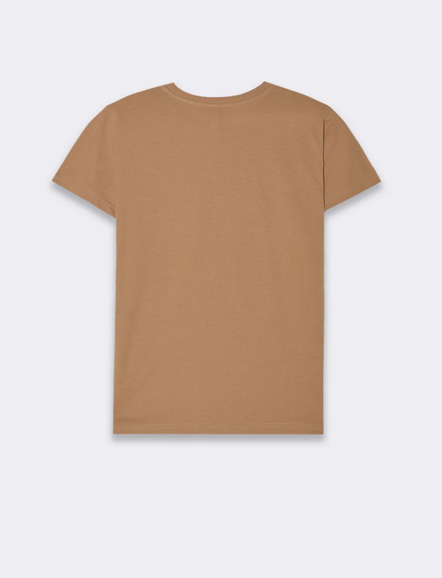 T-shirt con stampa da donna - Caramello - Image 2