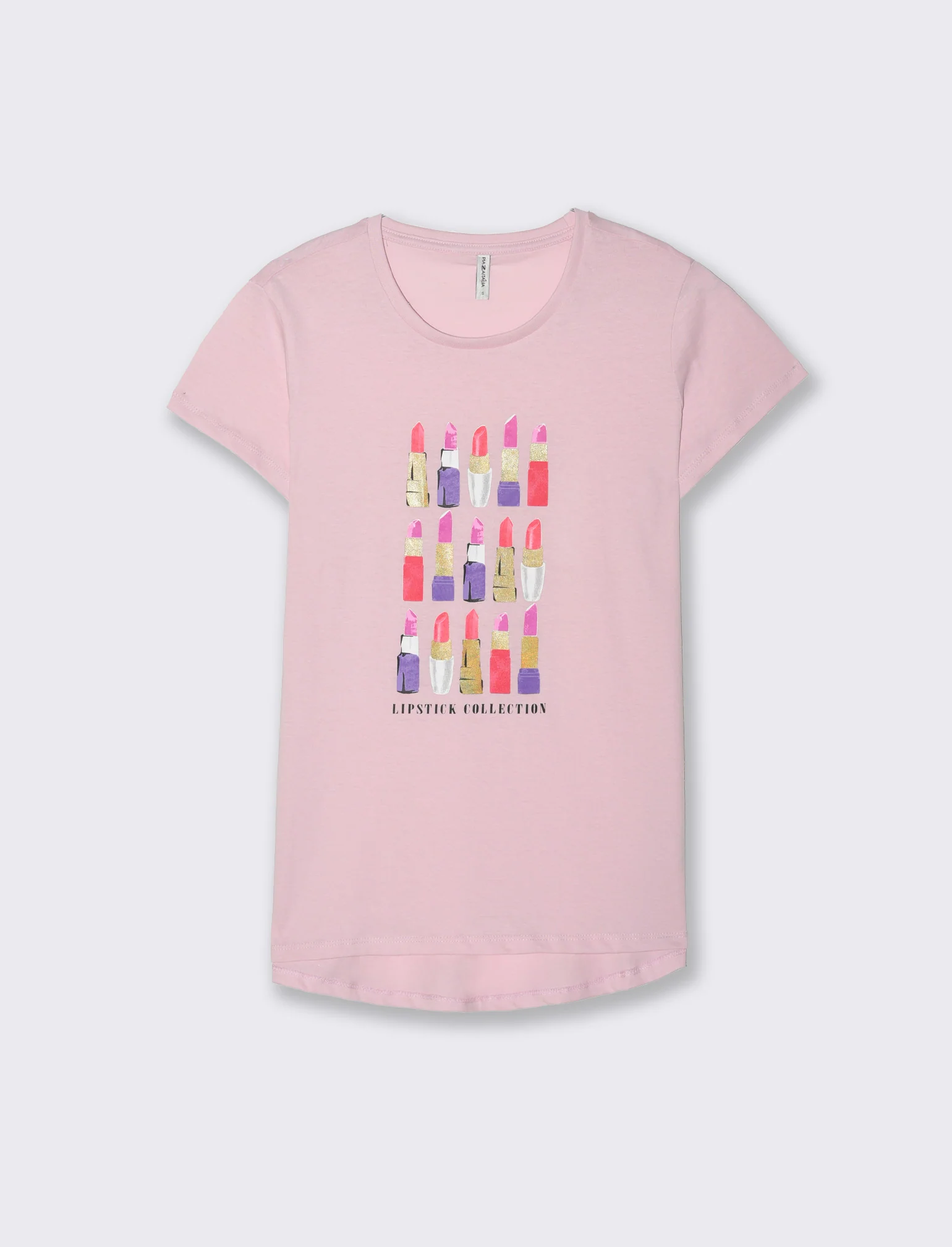 T-shirt con stampa da donna - Rosa chiaro - Image 4