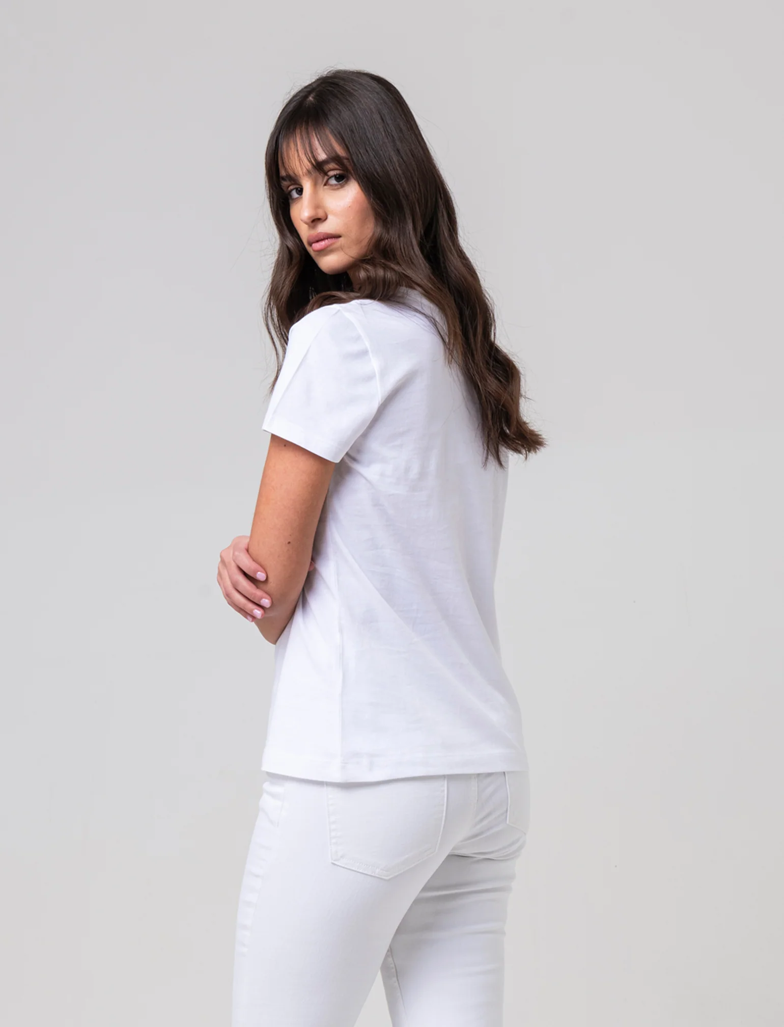 T-shirt con stampa da donna - var 1