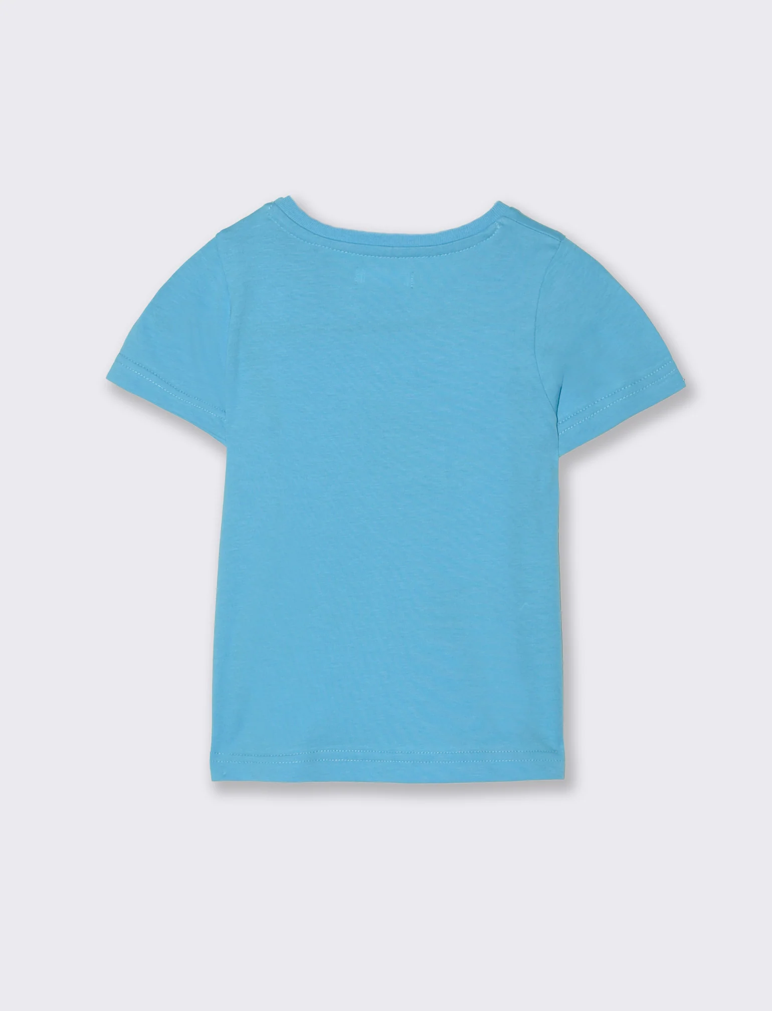 T shirt con stampa da neonato - Turchese - Image 2