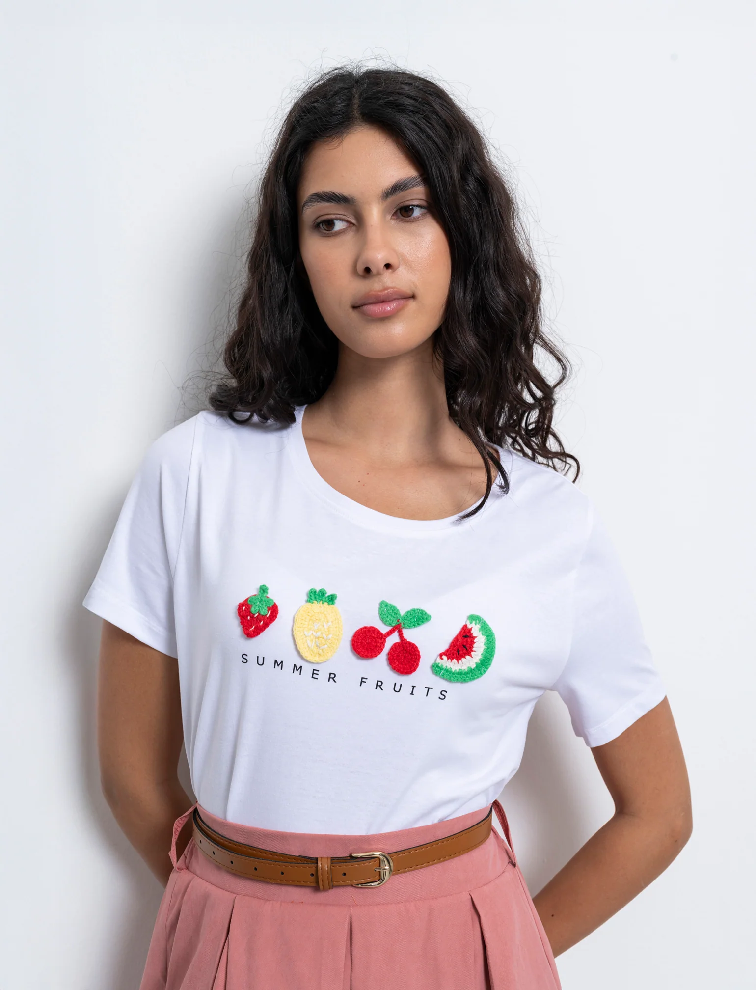 T-shirt con stampa e applicazioni da donna - var 2 - Image 3