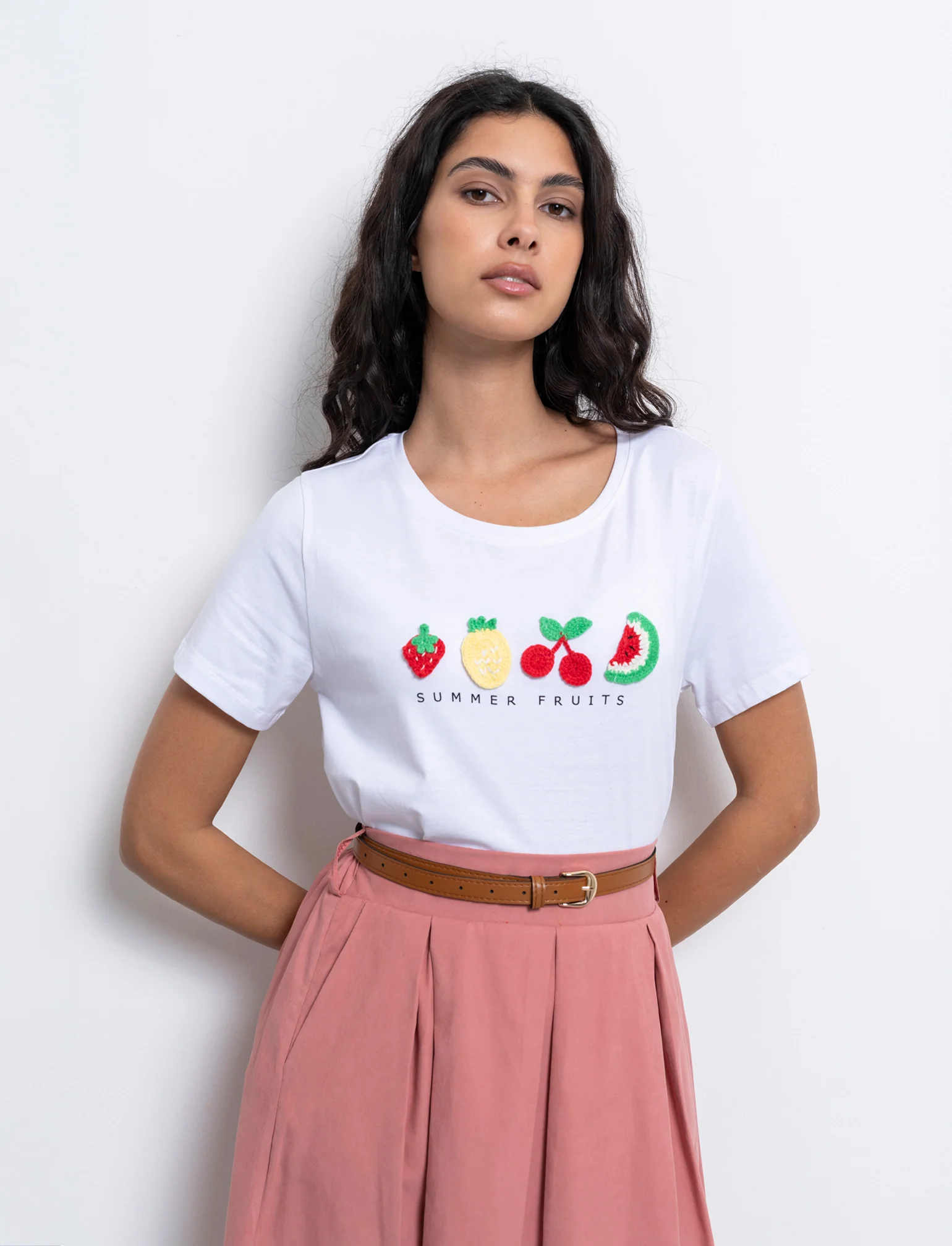T-shirt con stampa e applicazioni da donna - var 2 - Image 4